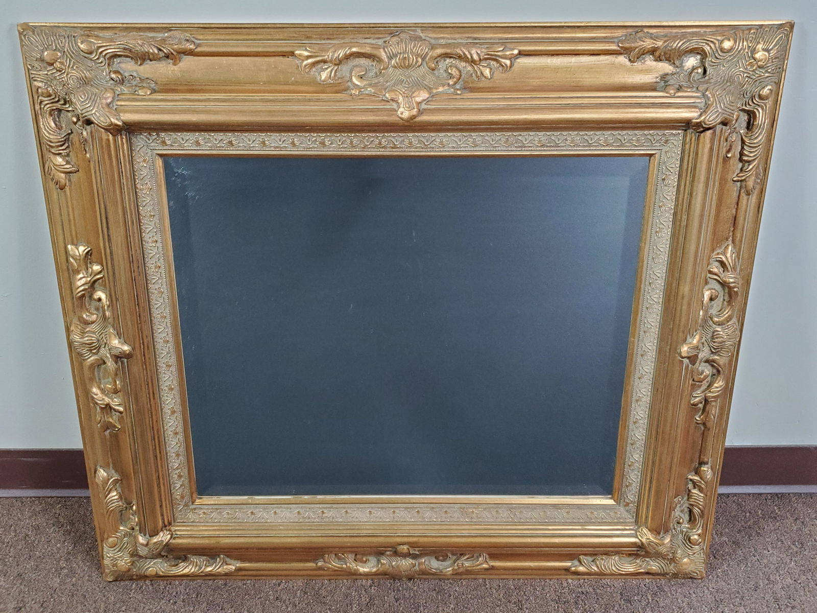Gold Painted Frame Mirror (1 of 3)