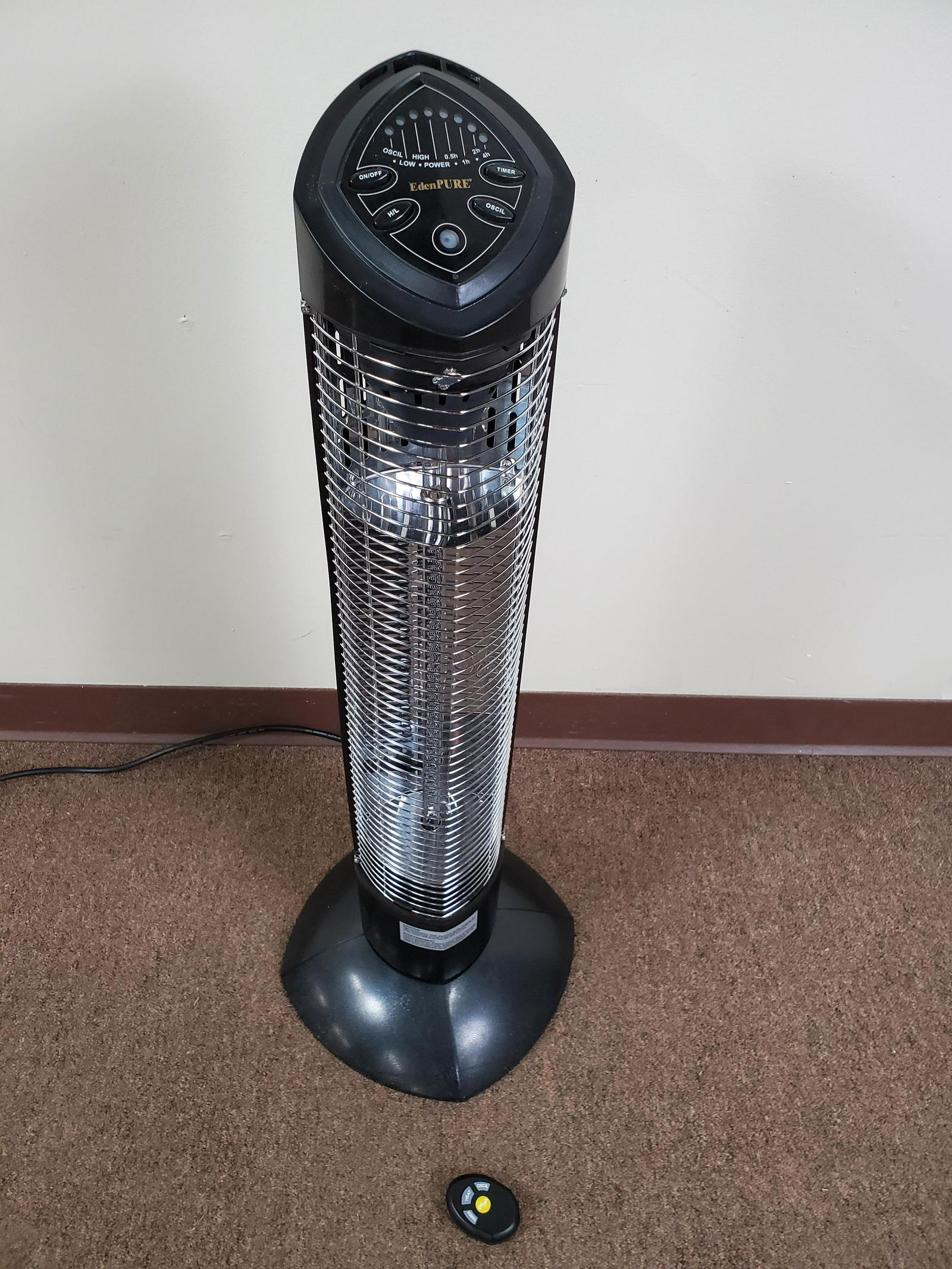 Eden Pure Radiant Heater With Remote & Cover (1 of 2)