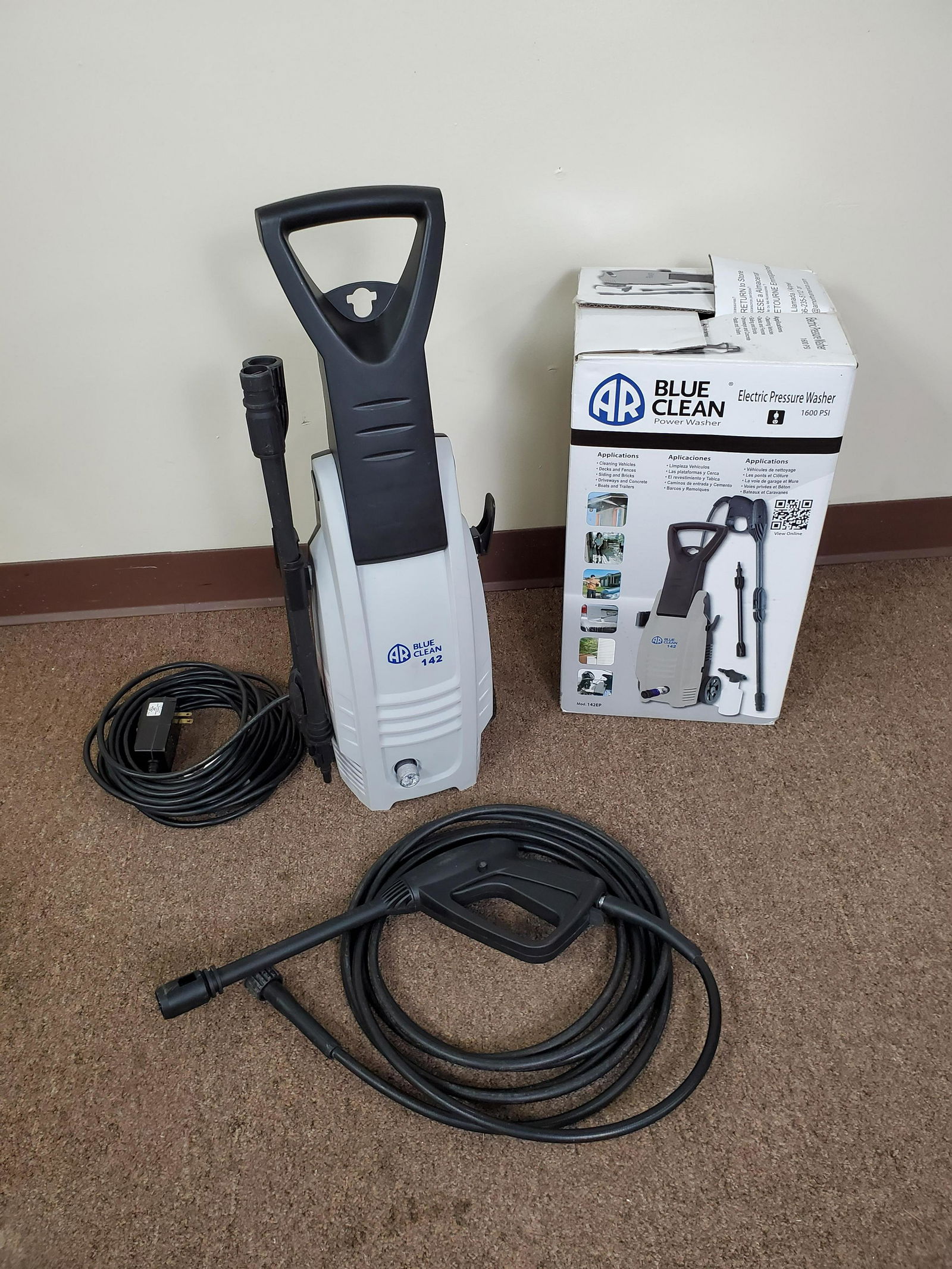 Blue Clean 142 Electric Power Washer 1600psi (1 of 2)