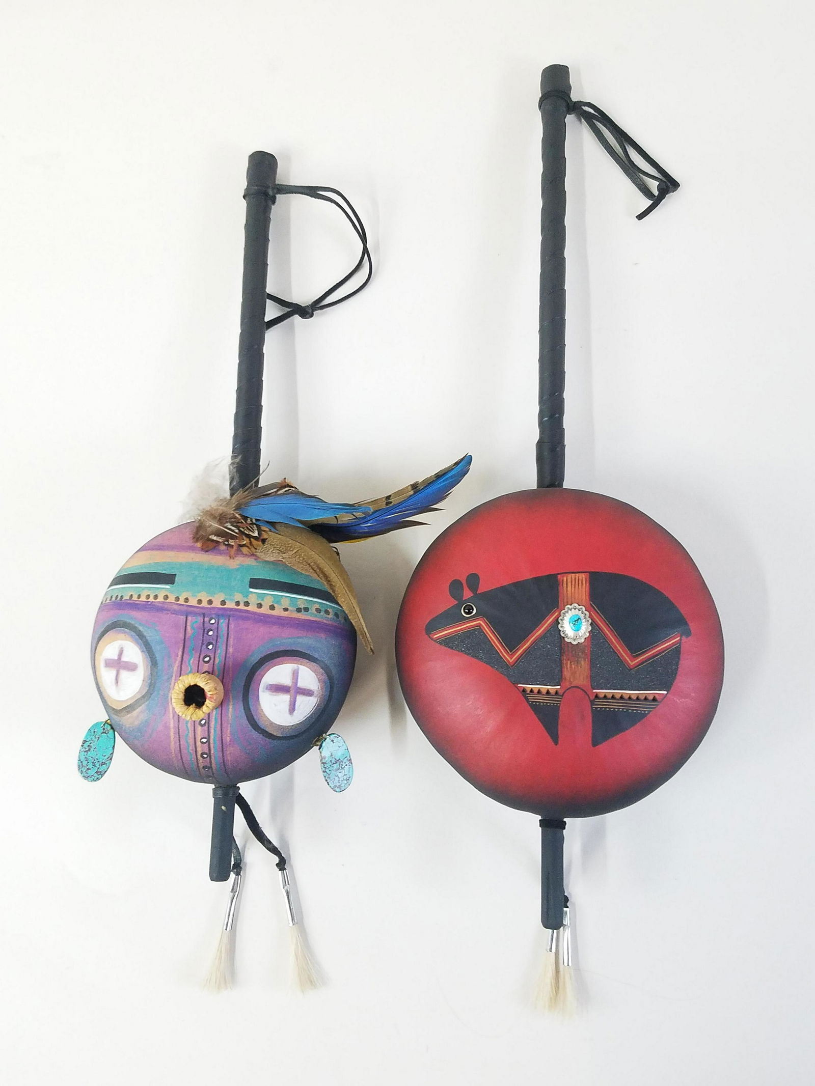 2 Robert Rivera Native American Rattles (1 of 3)