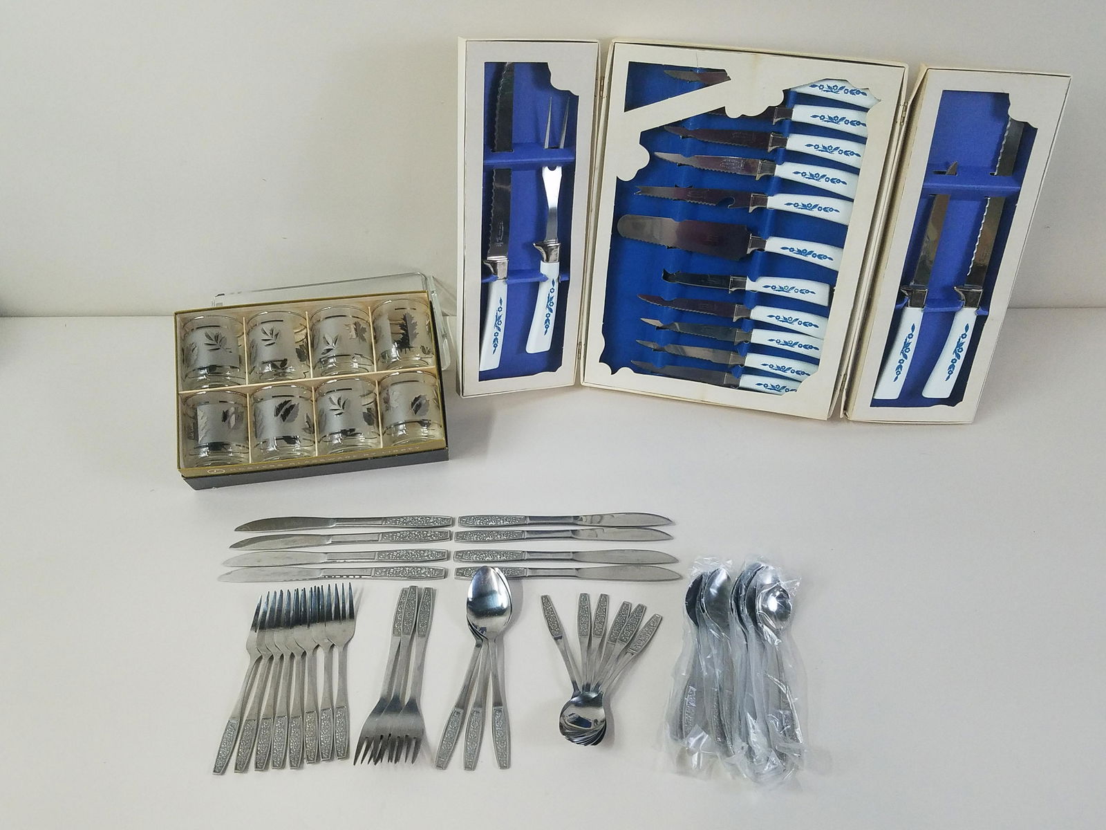 63 Pcs Flatware and Glassware (1 of 5)