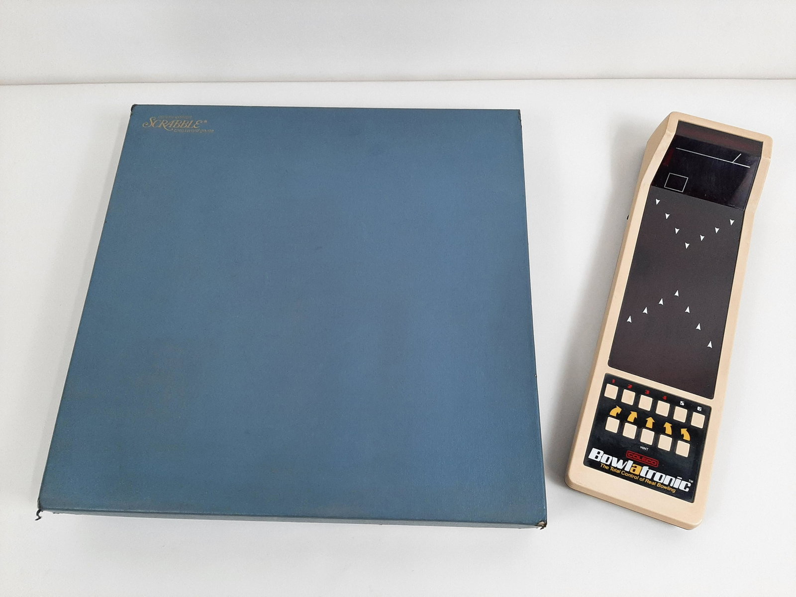 Coleco Bowlatronic and Deluxe Scrabble Set: Coleco battery operated and untested. Scrabble letters not counted. IMPORTANT: Before bidding, please read the terms and conditions. When you registered for the auction you agreed to these terms and w