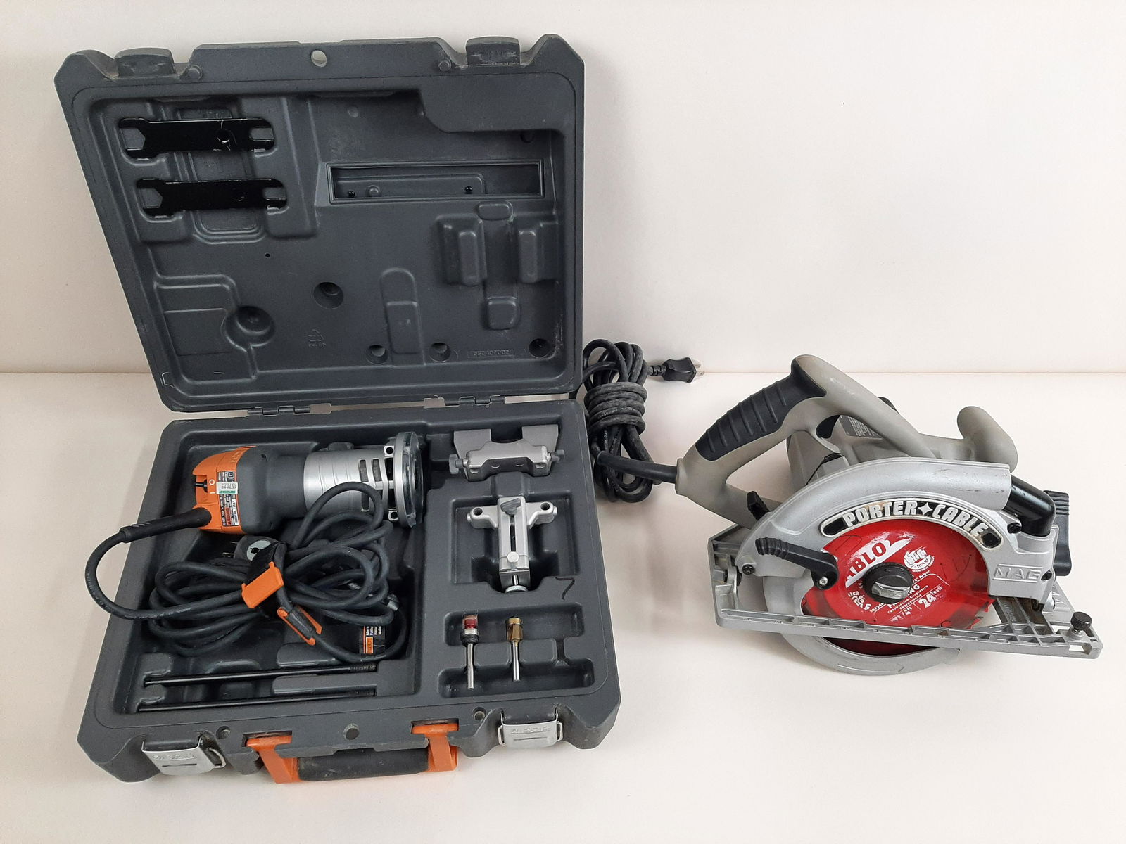 Rigid Laminate Trimmer and Porter-Cable Circ Saw (1 of 4)