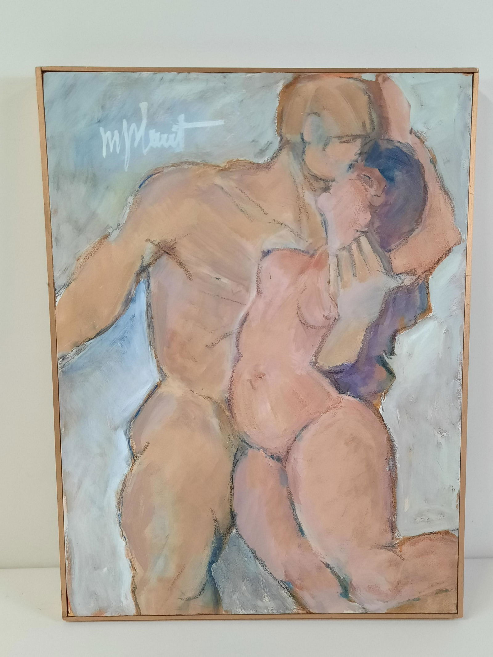 Martin Plaut "The Kiss" Painting (1 of 4)