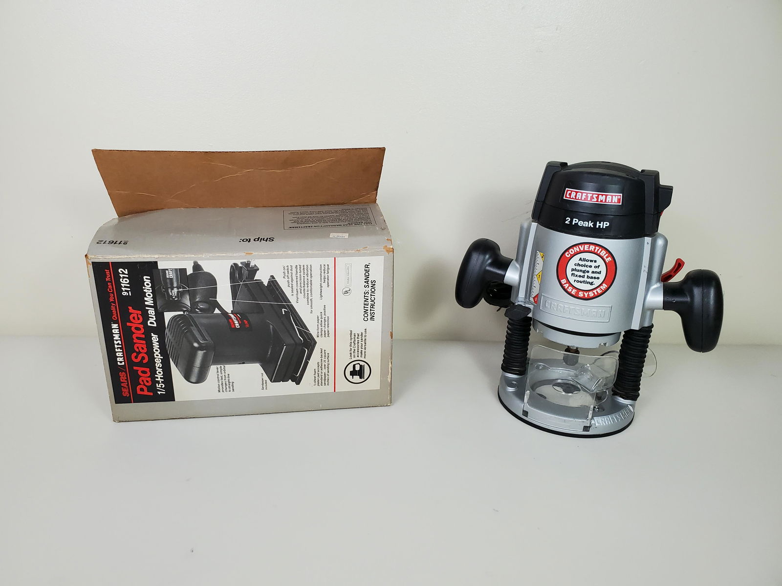 Craftsman Router & Craftsman Pad Sander (1 of 3)