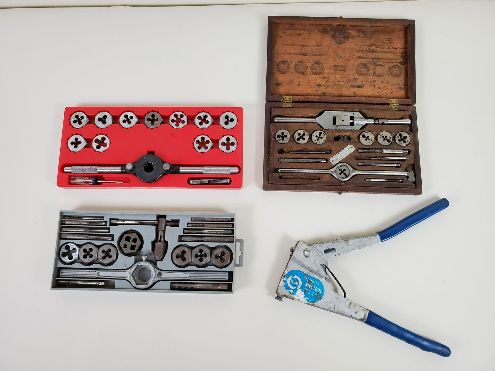 3 Tap and Die Sets & Rivet Tool (1 of 3)
