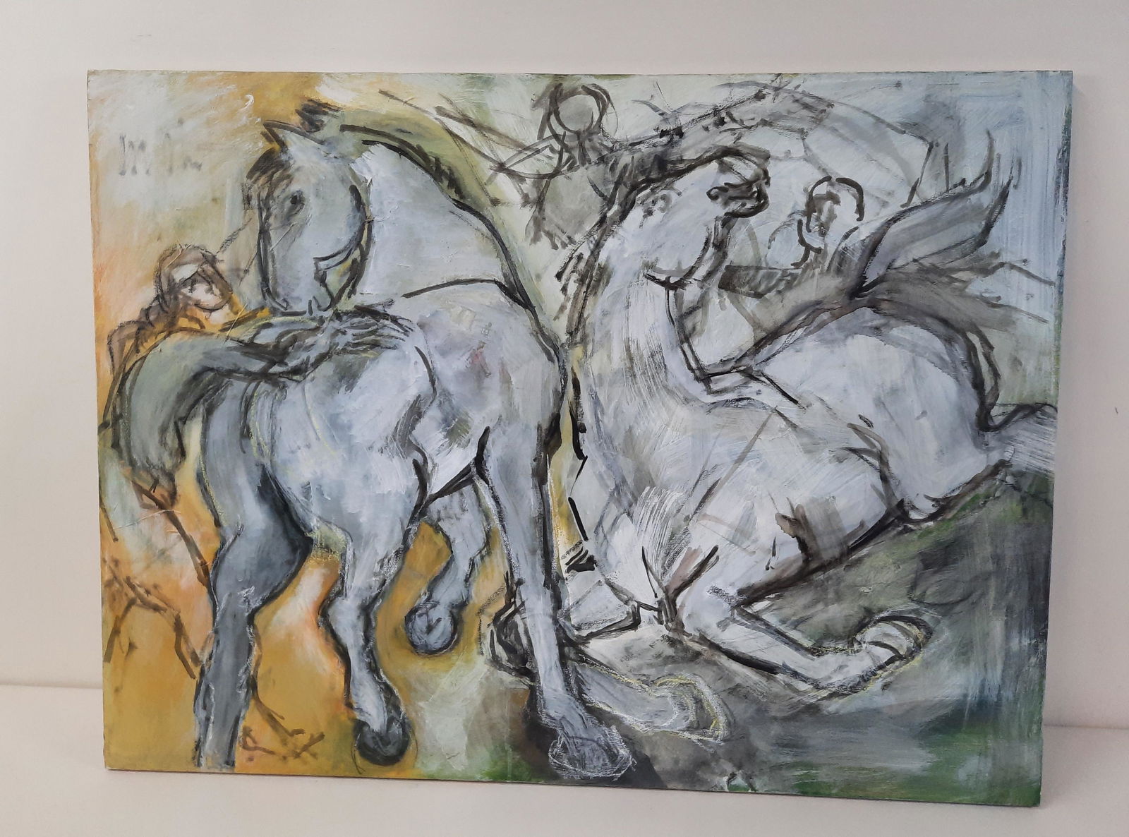 Martin Plaut "Yellow Peril" Painting (1 of 3)