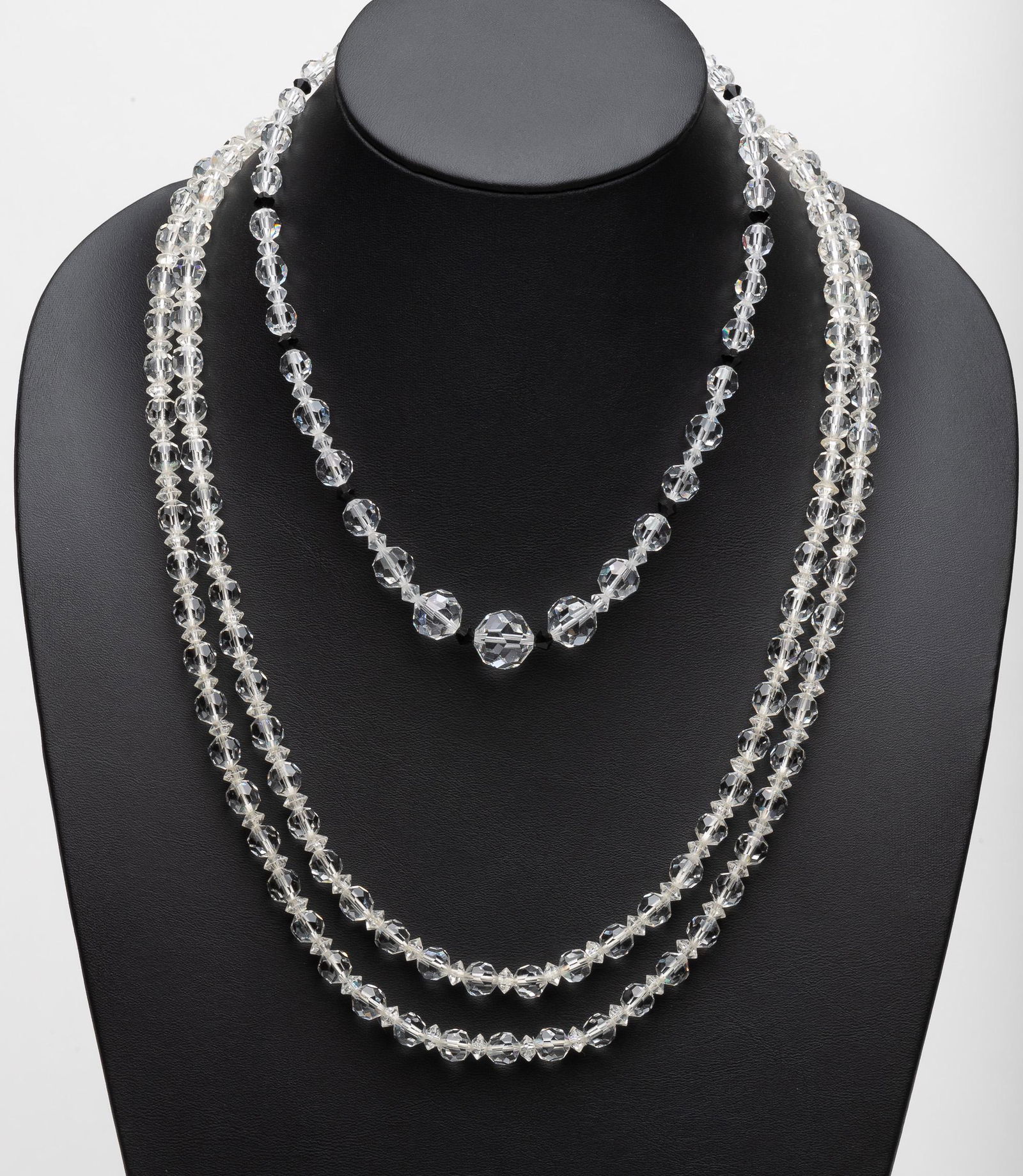 2 Glass Bead Necklaces (1 of 4)