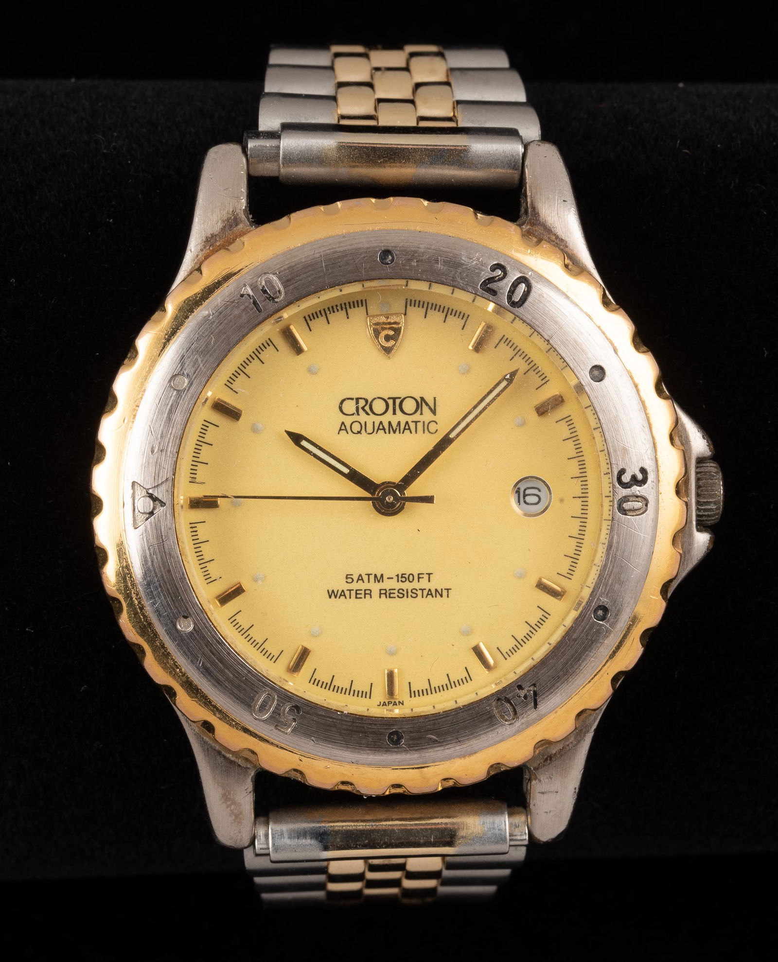 Croton Aquamatic Stainless Steel Watch (1 of 4)