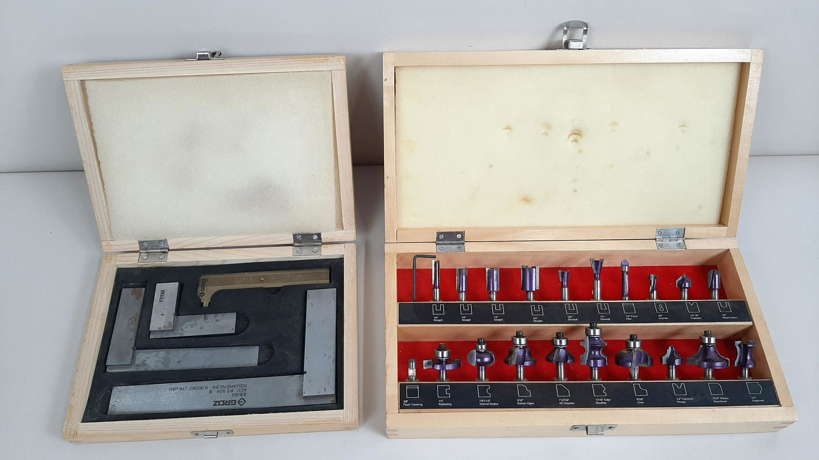 Groz Square Set and Grizzly Router Bit Set (1 of 6)