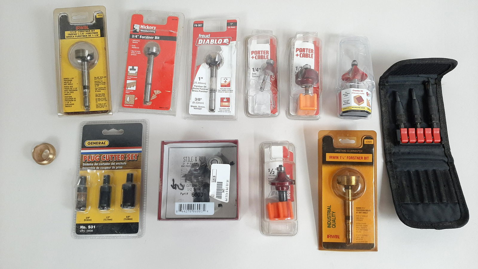 16 Pcs incl. Forstner and Router Bits (1 of 6)