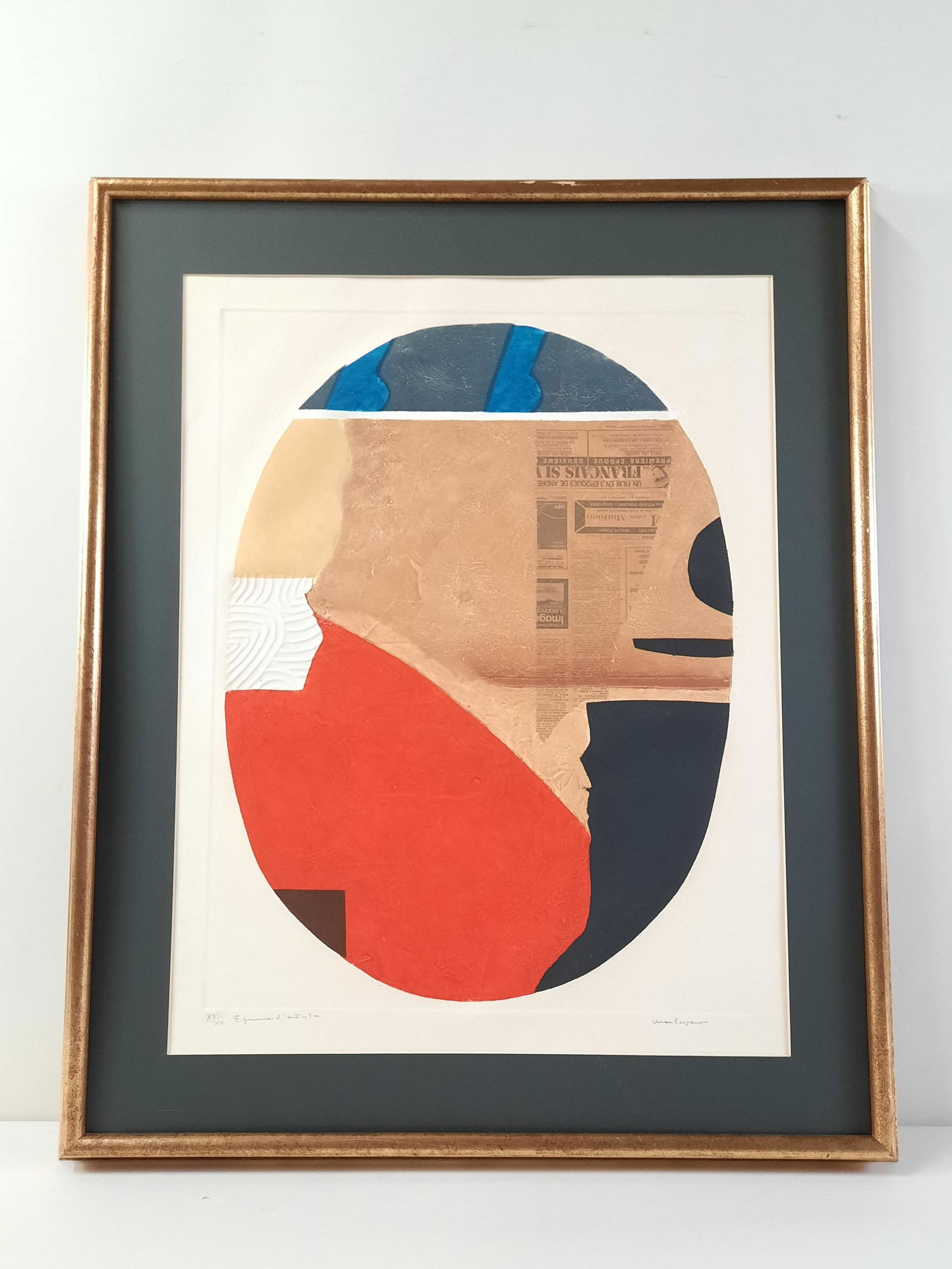 Max Papart Colored Lithograph & Intaglio (1 of 4)