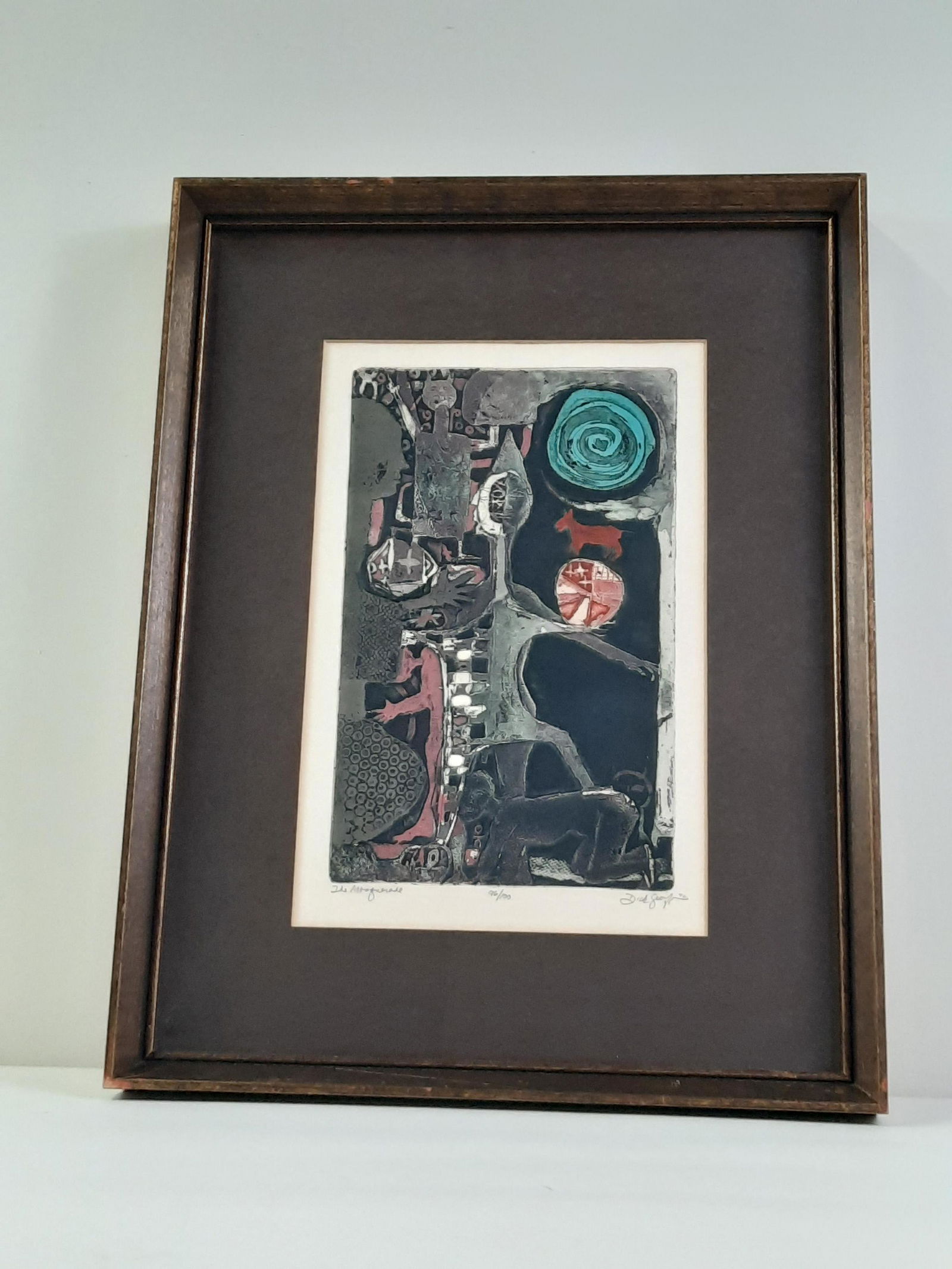 Dick Swift (American B. 1918) The Masquerade Print (1 of 3)