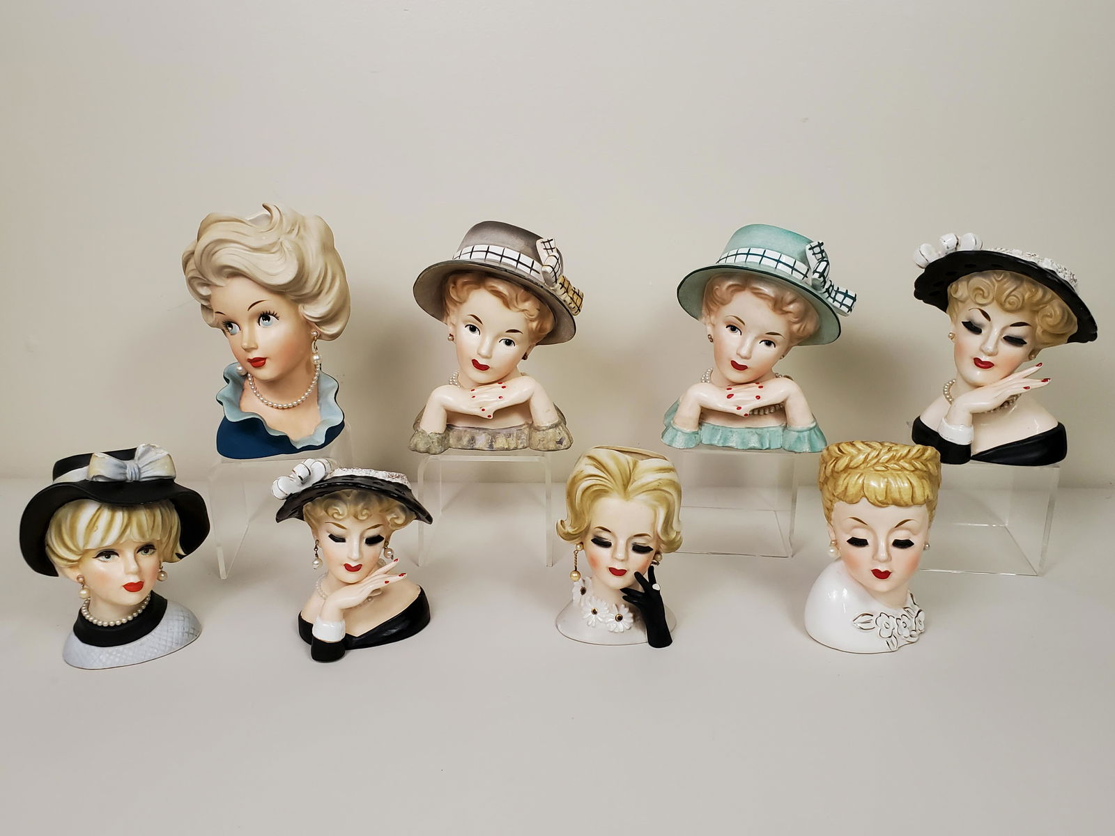 8 Head Vases (1 of 8)