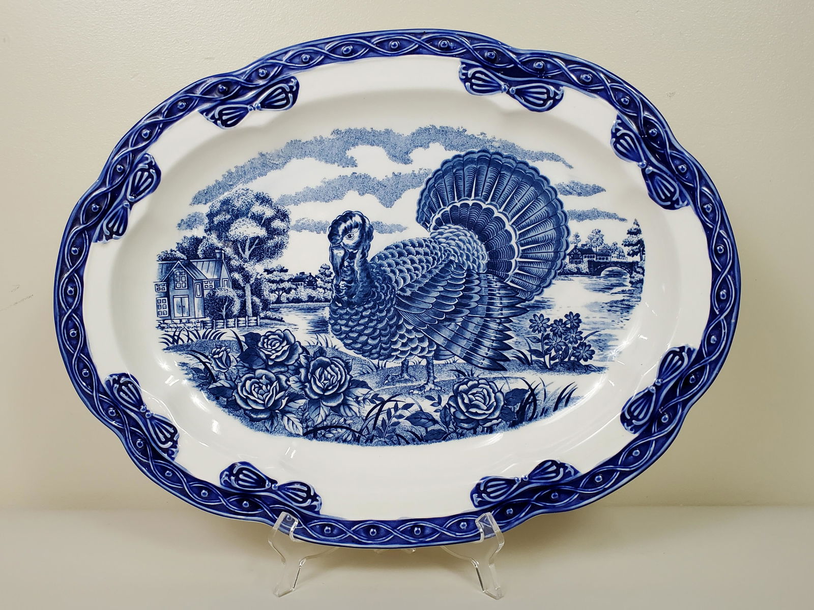 Transferware Turkey Platter (1 of 2)
