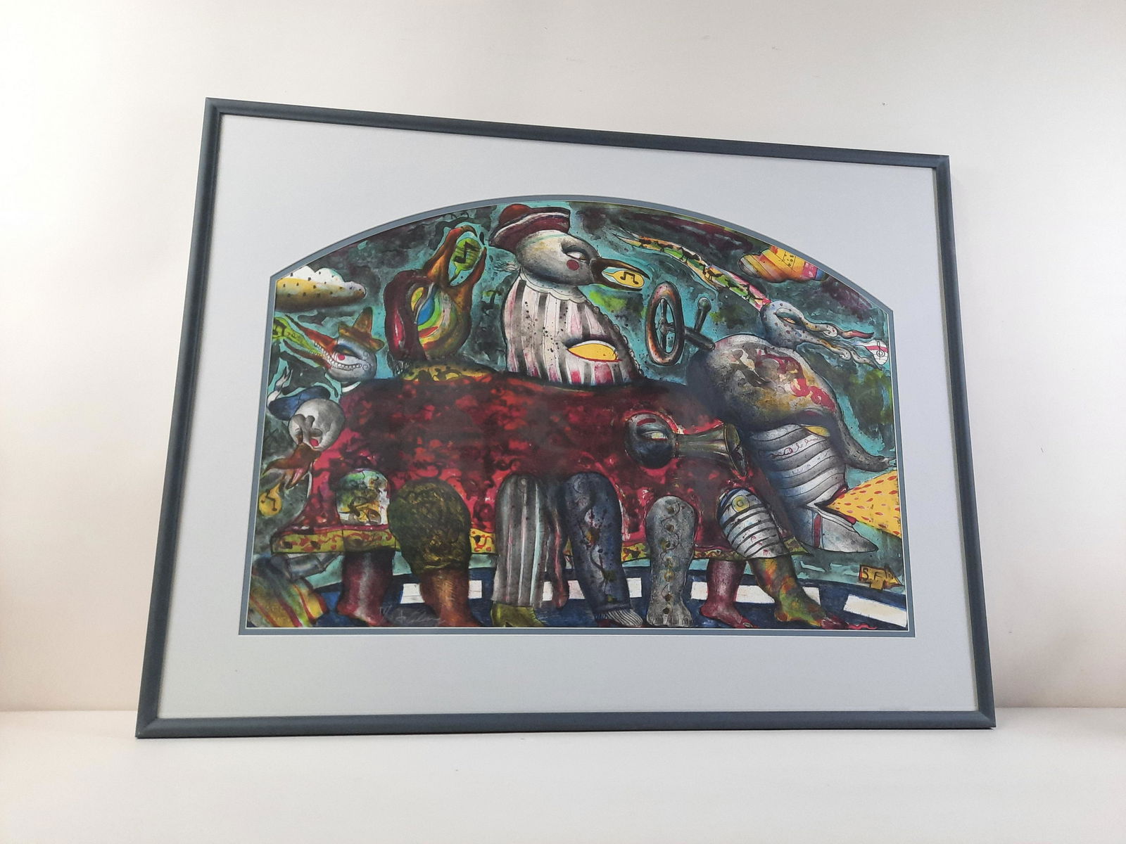 Alejandro Colunga (Mexican B. 1948) Lithograph (1 of 3)