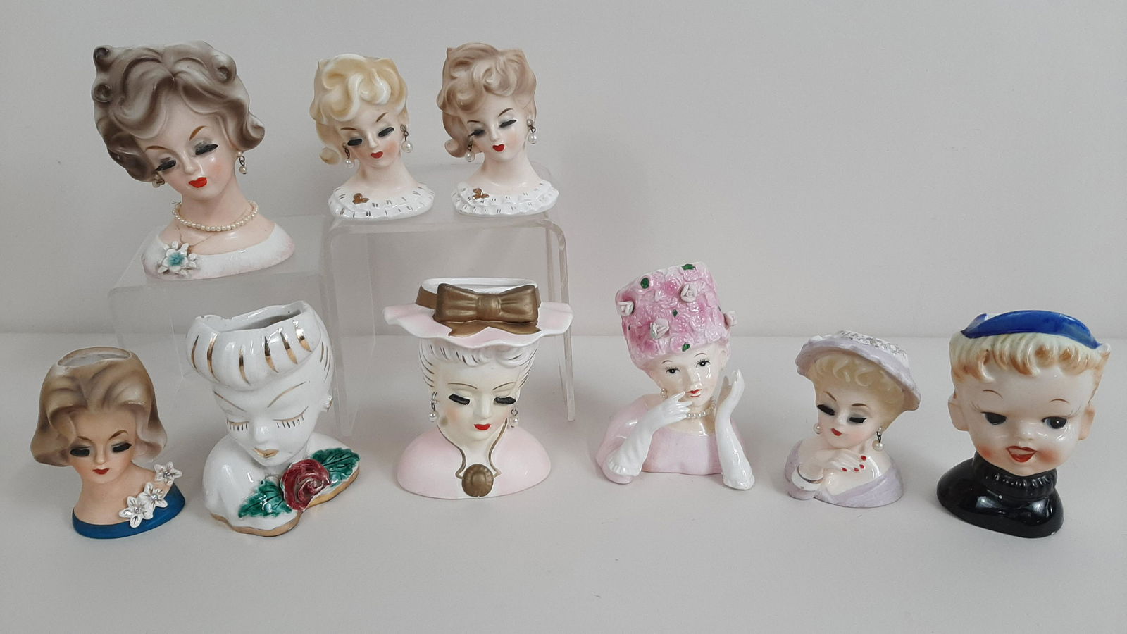 9 Head Vases (1 of 7)