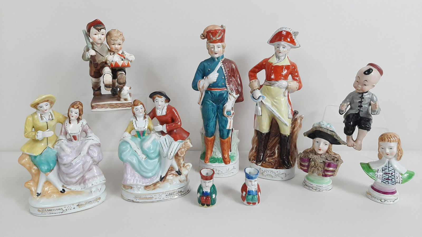 10 Occupied Japan Porcelain Figurines (1 of 12)