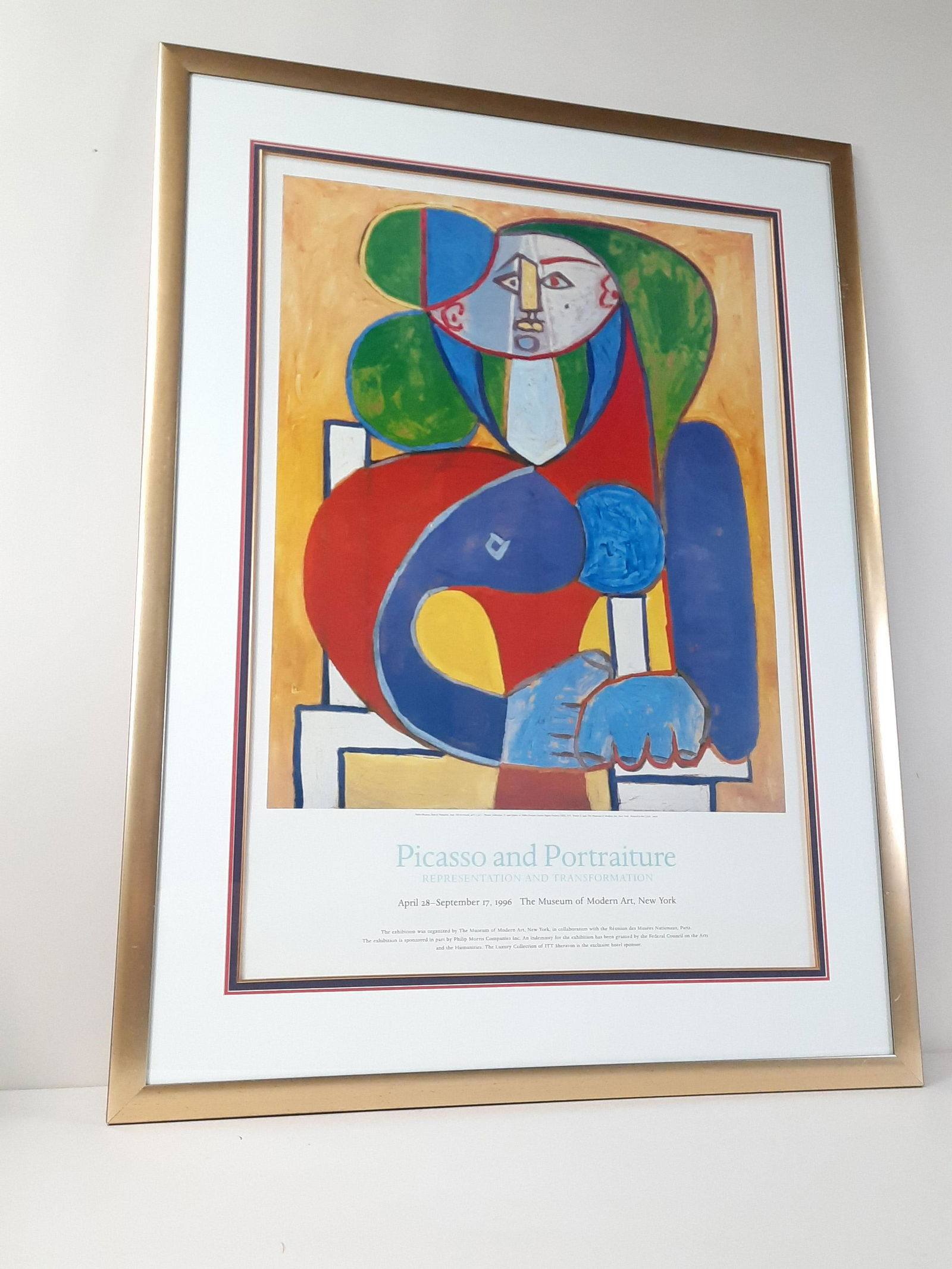 Oversized 1996 Picasso Exhibition Poster (1 of 3)