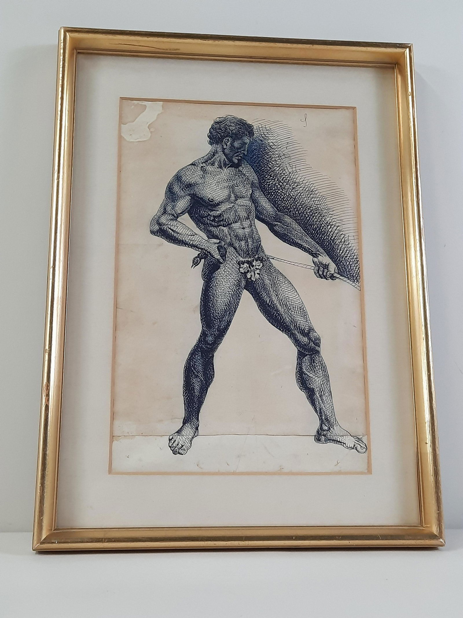 Old Master Style Pen and Ink Drawing (1 of 2)