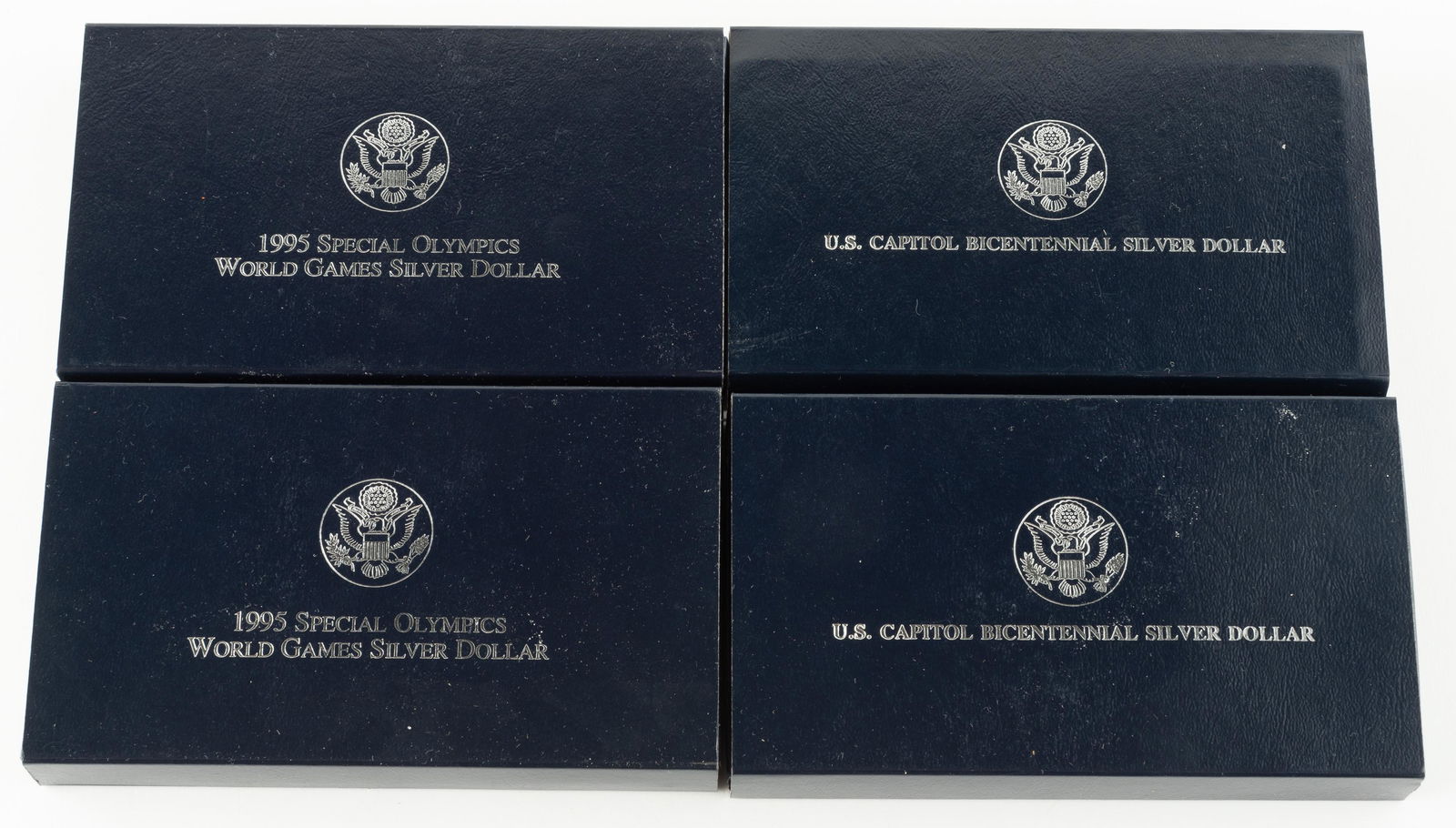 4 Commemorative Proof Silver Dollars (1 of 3)