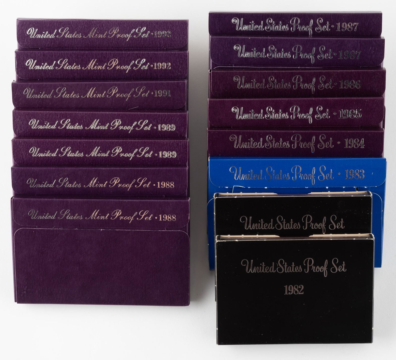 15 U.S. Proof Sets (1 of 1)