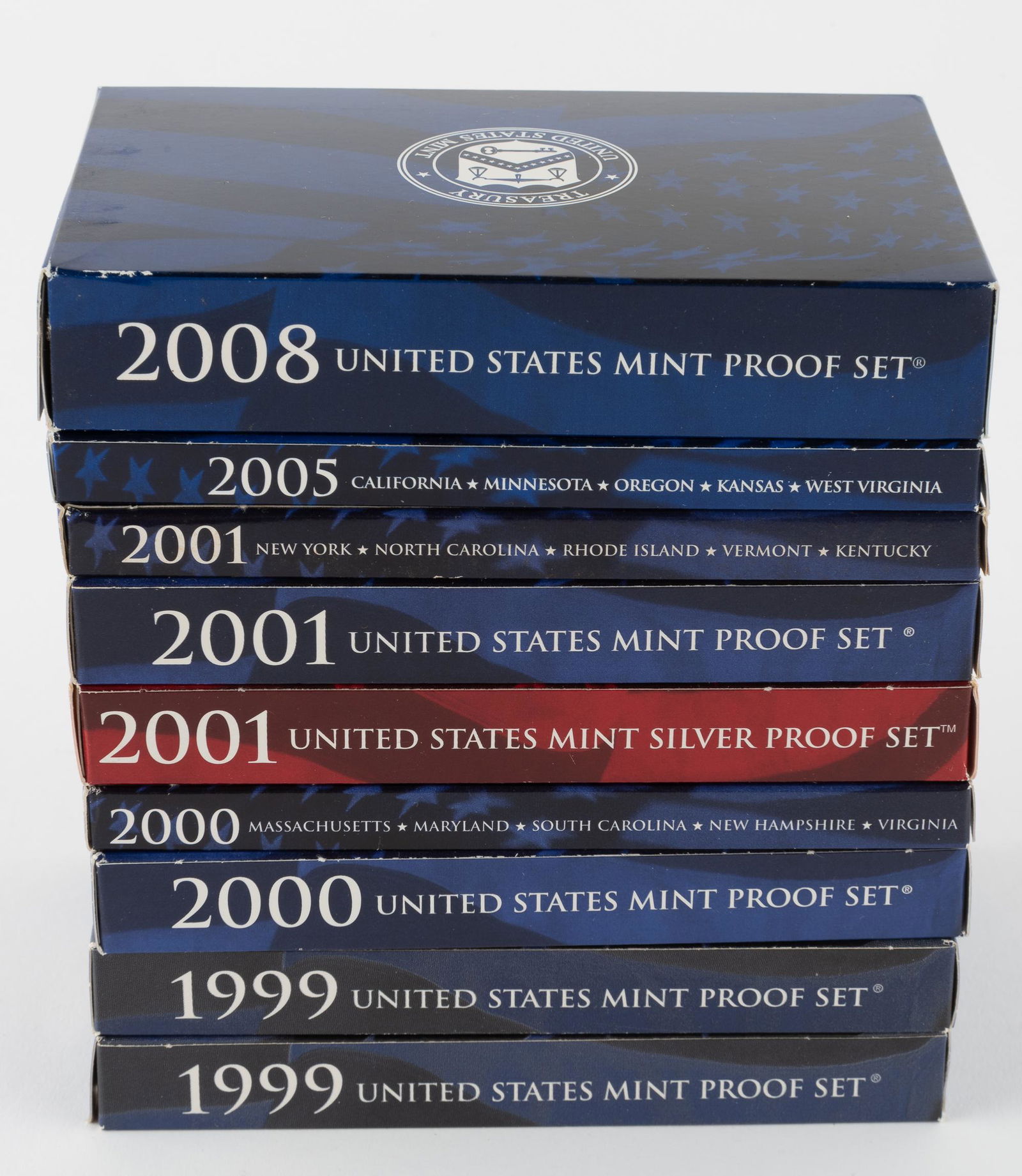 9 U.S. Proof Sets (1 of 1)