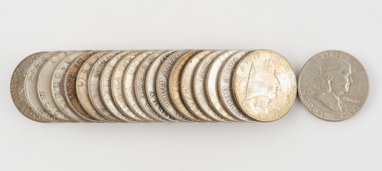 20 Franklin Half Dollars (1 of 1)