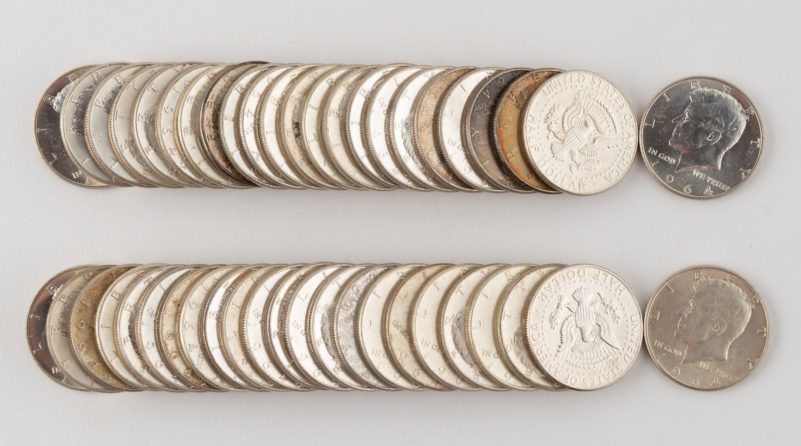 46 1964 Kennedy Half Dollars (1 of 1)