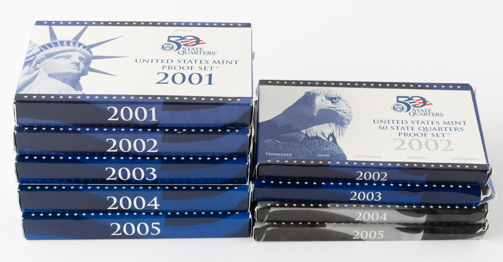 9 U.S. Proof Sets (1 of 1)