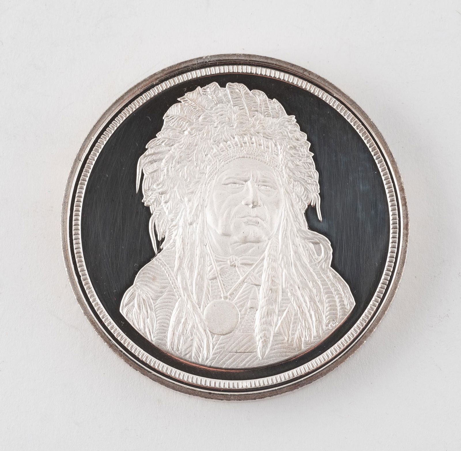 The Silver Chief 5 OZT Fine Silver Round (1 of 3)