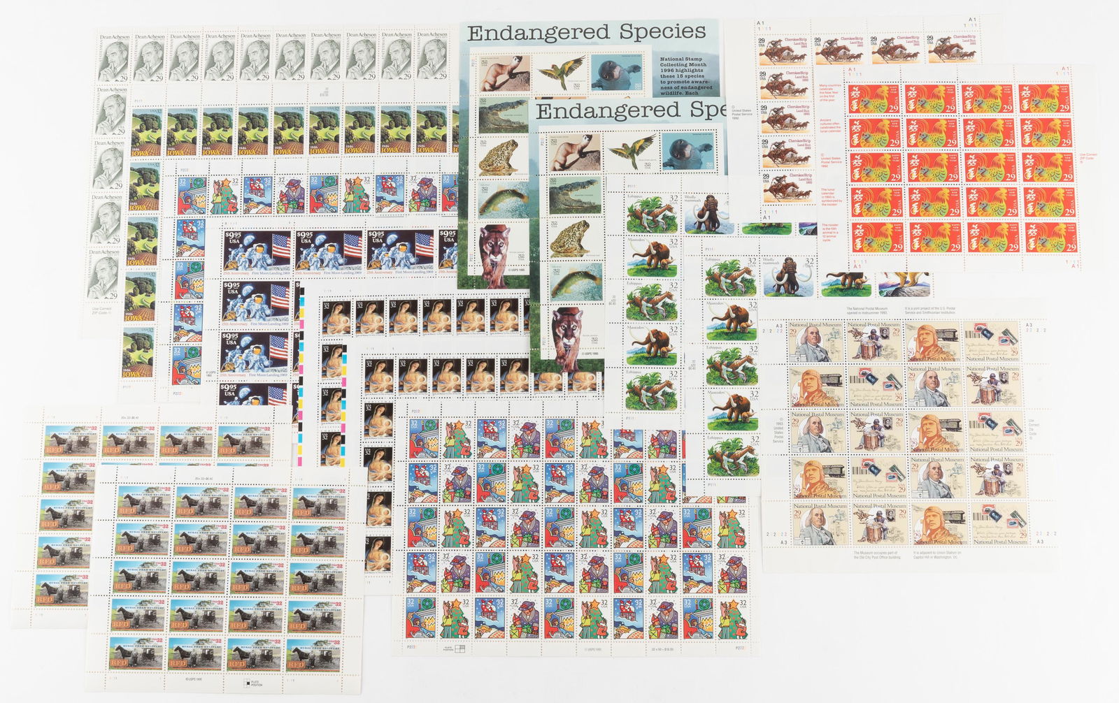 15 United States Mint Postage Sheets (1 of 1)
