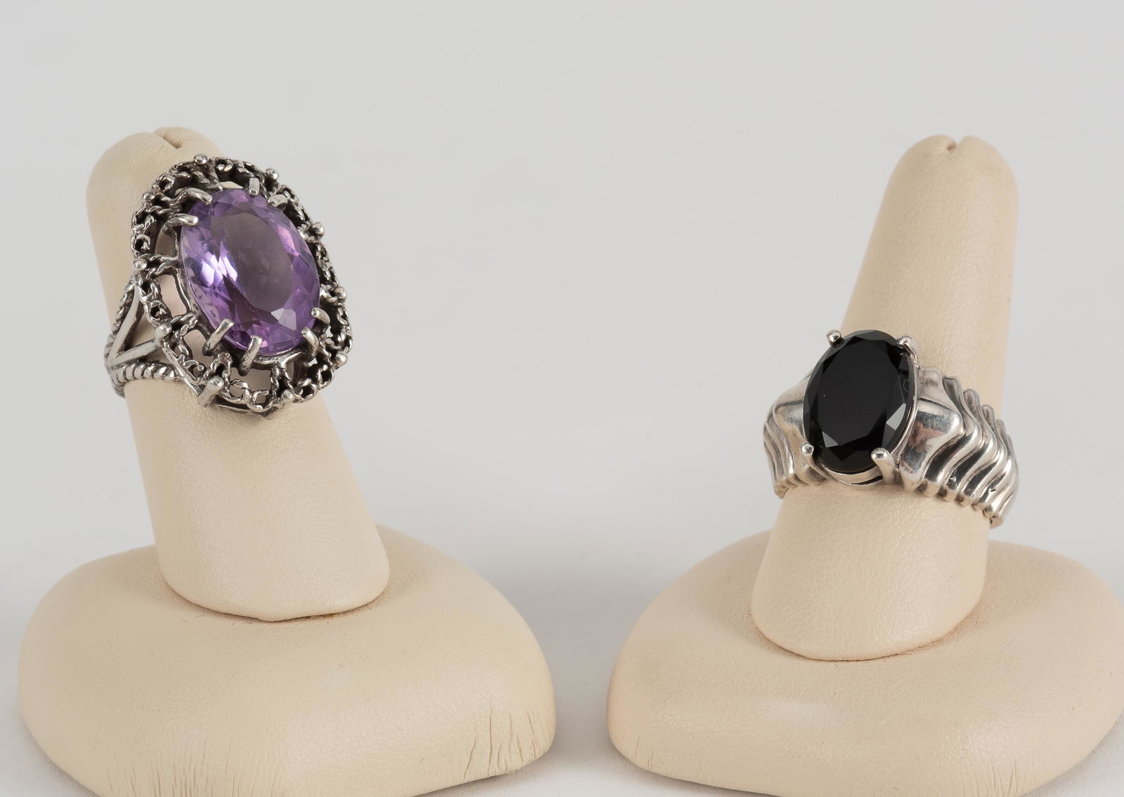 2 Sterling Gemstone Rings (1 of 9)