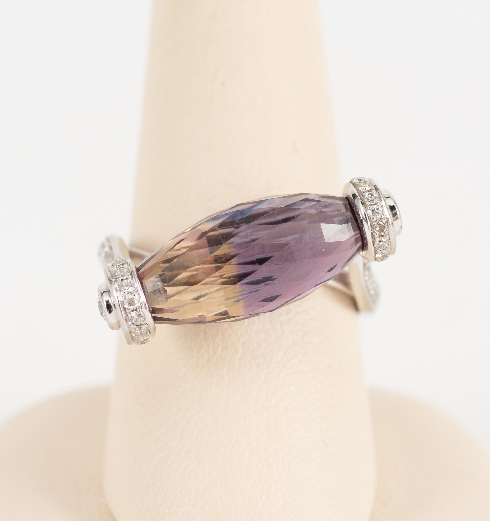 14k Ametrine & 0.49 CTW Diamond Ring (1 of 4)