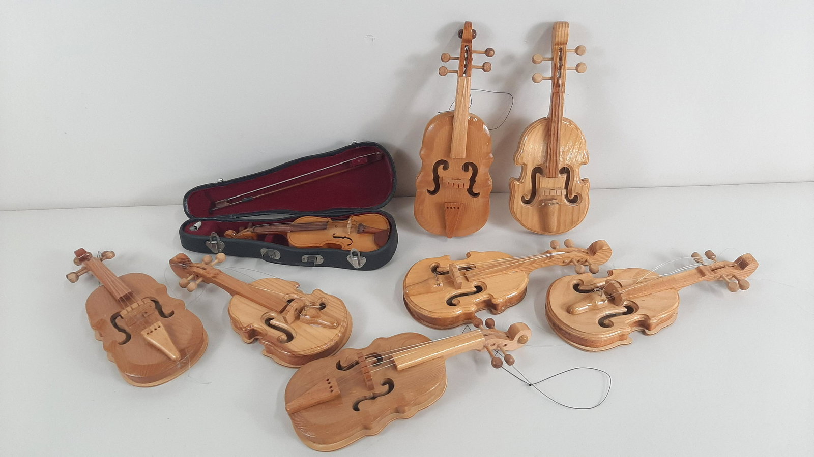 8 Miniature Violins (1 of 7)