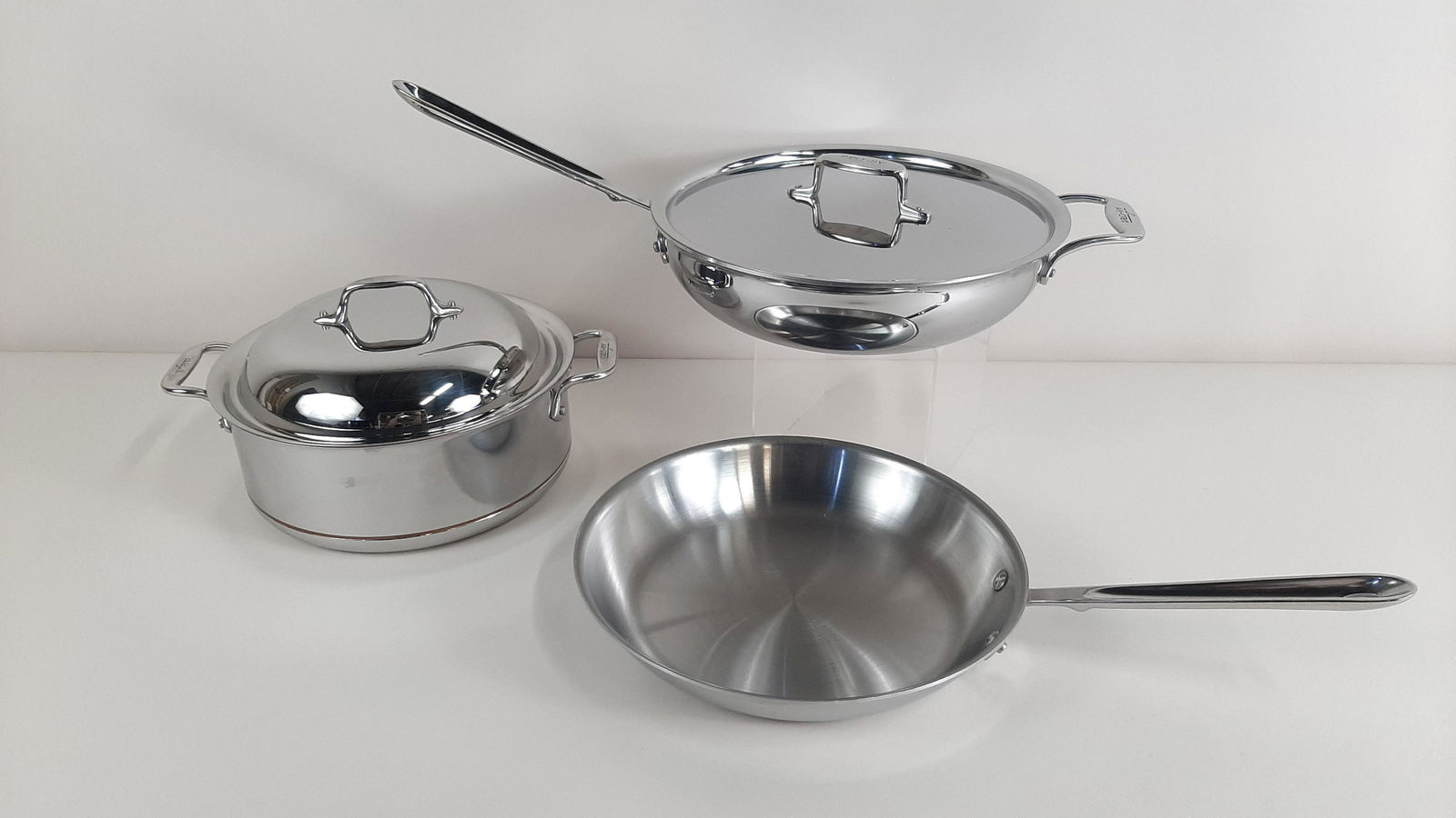 3 Pcs All-Clad Cookware (1 of 7)