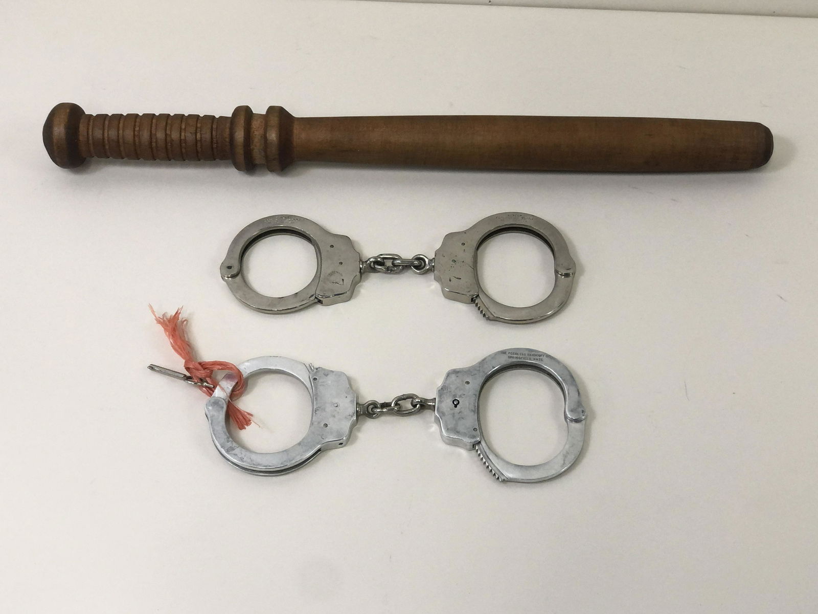 Billy Club and 2 Pairs Handcuffs (1 of 9)