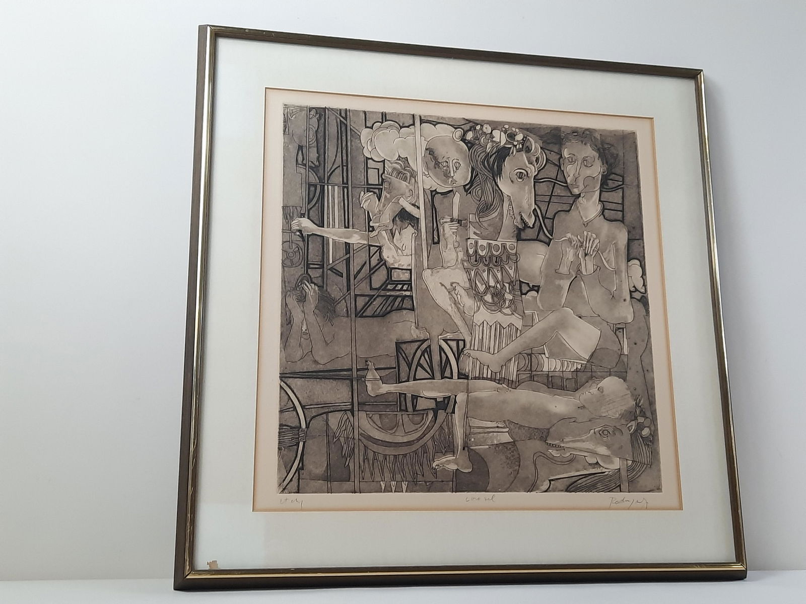 Manuel Rodriguez Jr "Carousel" Etching (1 of 4)