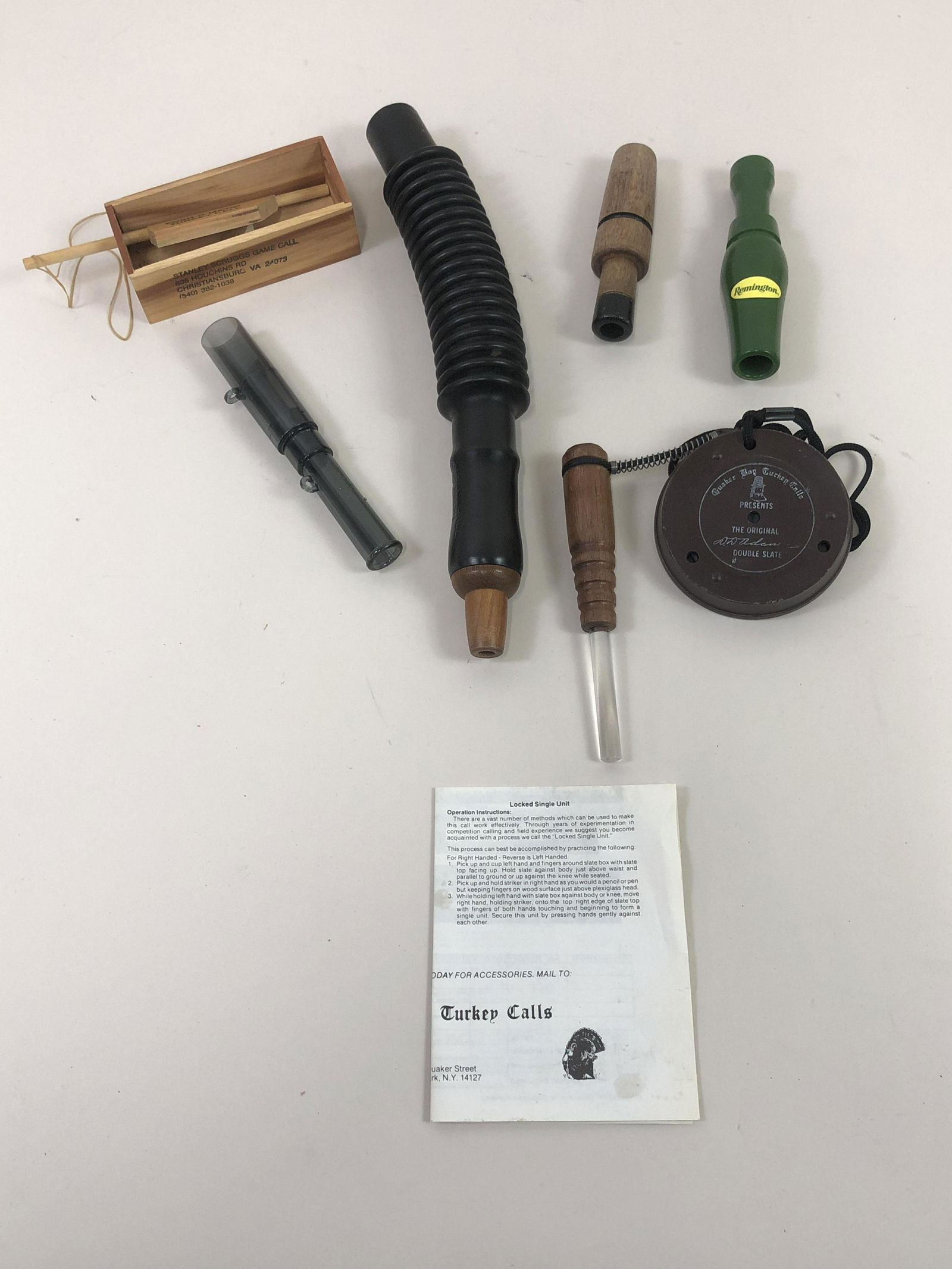 7 Pcs Turkey Calls Incl. Remington (1 of 1)