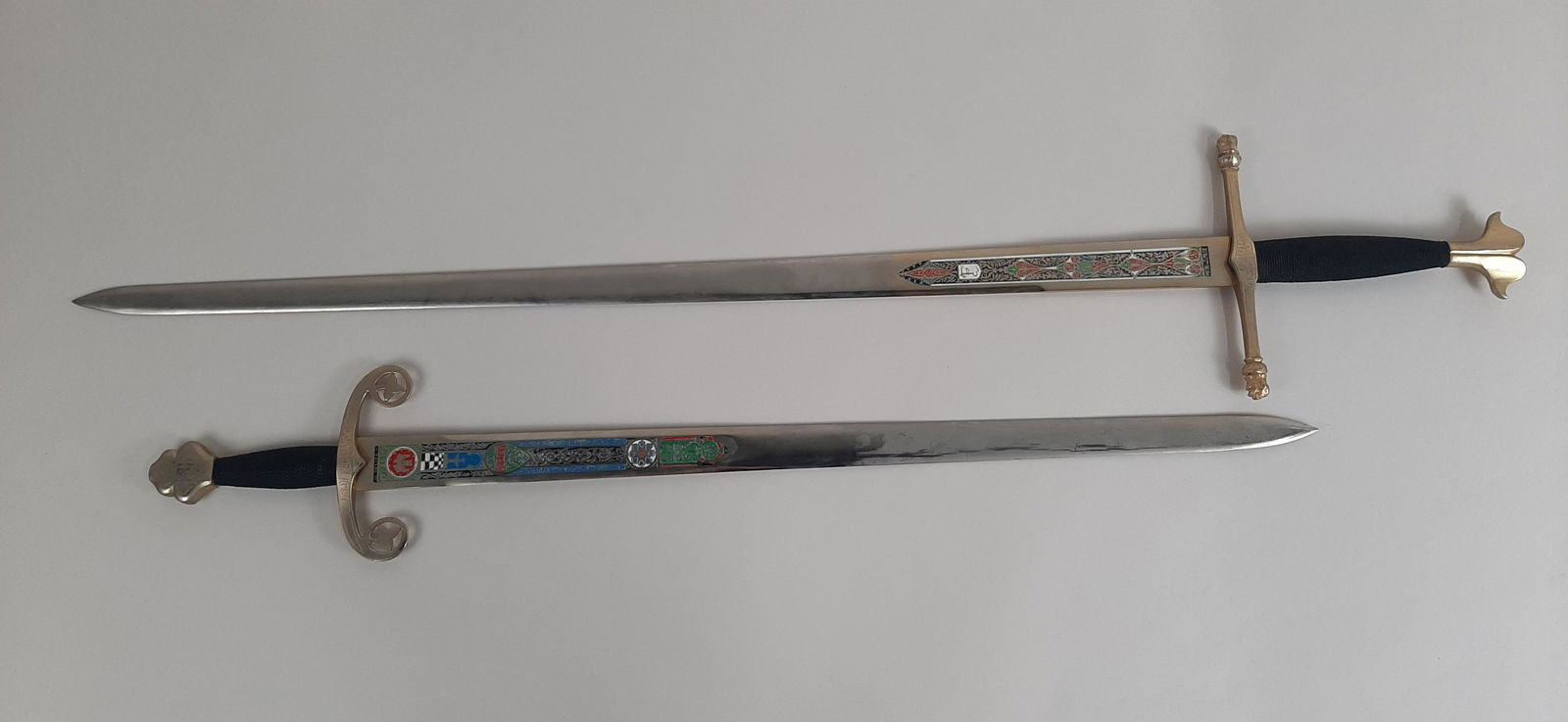 スペイン製 『SPAIN SENDON』銘がある 宝剣ソード サーベル 模造刀 検