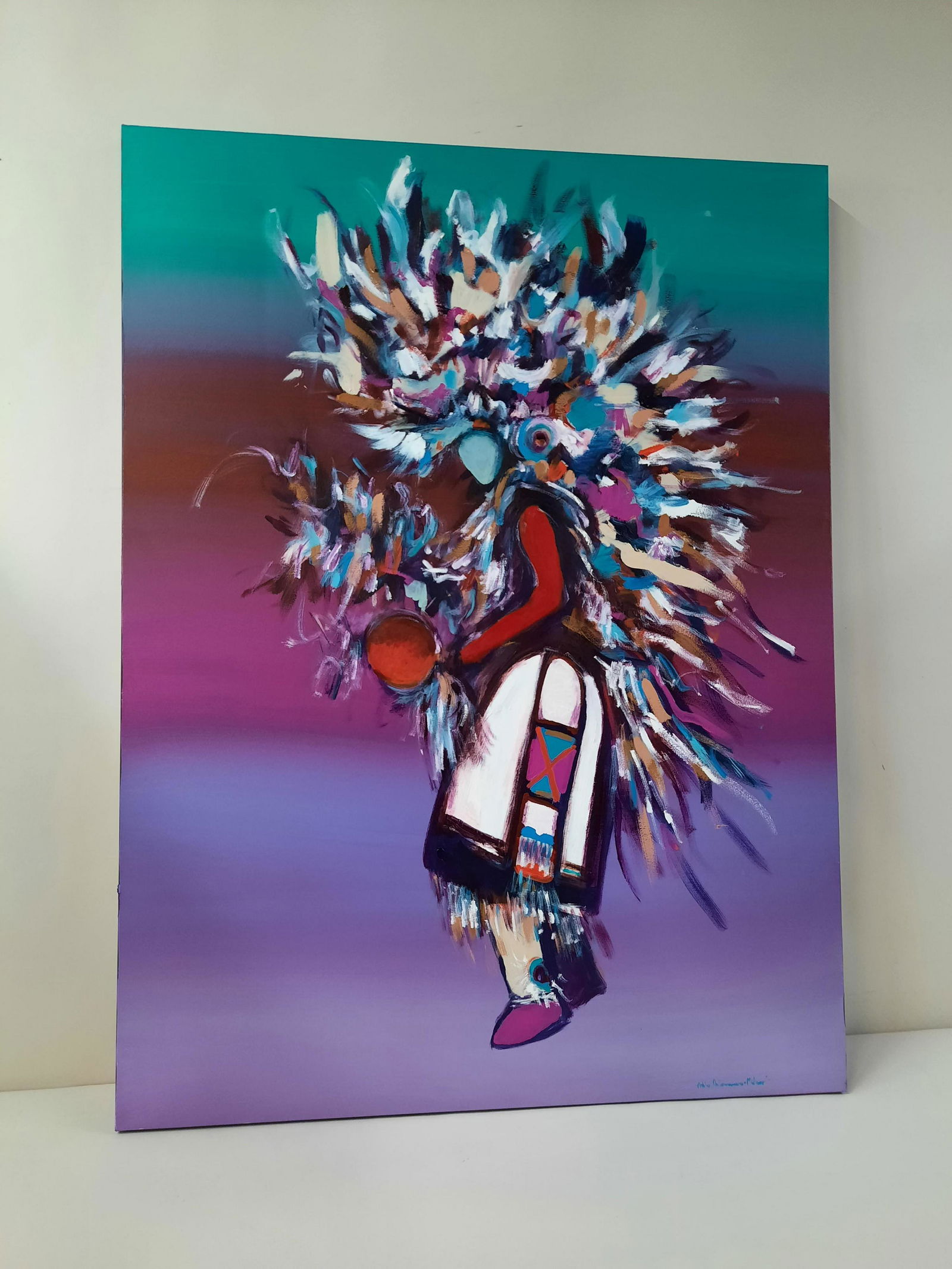 Pablo Millar Native American Painting (1 of 2)