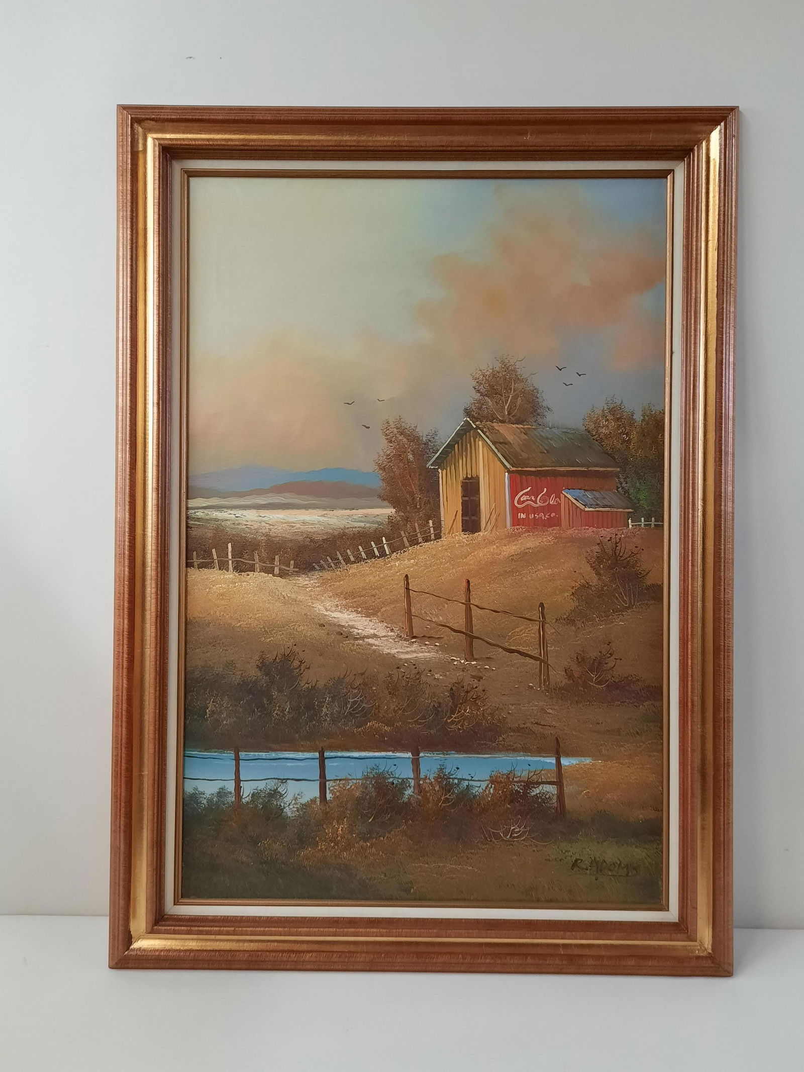 R. Adams Farm Landscape Painting (1 of 3)