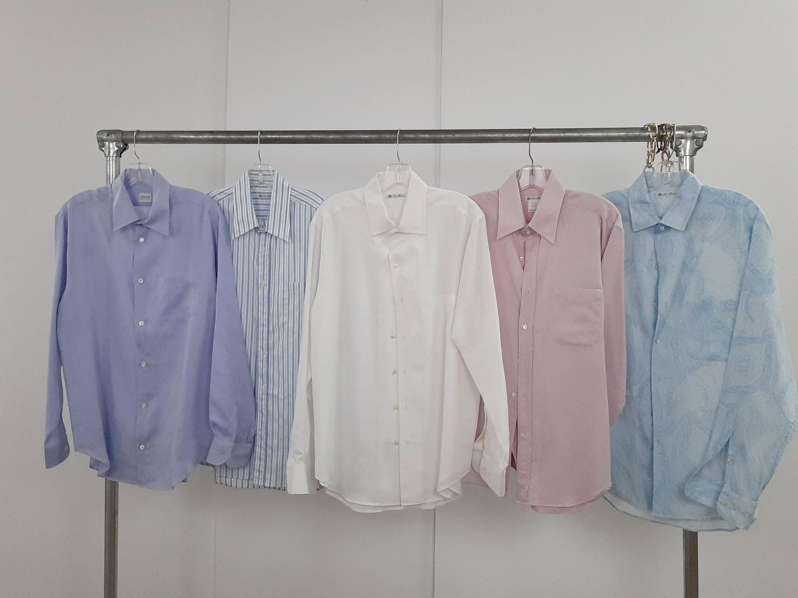 5 Designer Men's Dress Shirts incl Armani (1 of 3)