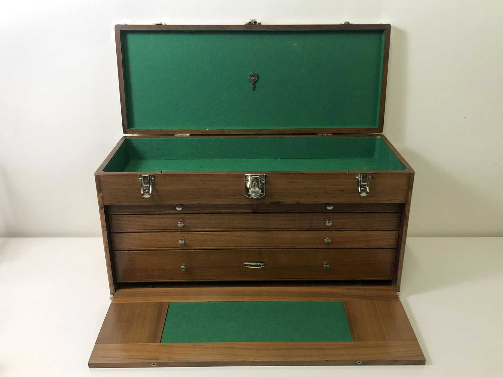 H. Gerstner & Sons Wood Tool Chest (1 of 7)