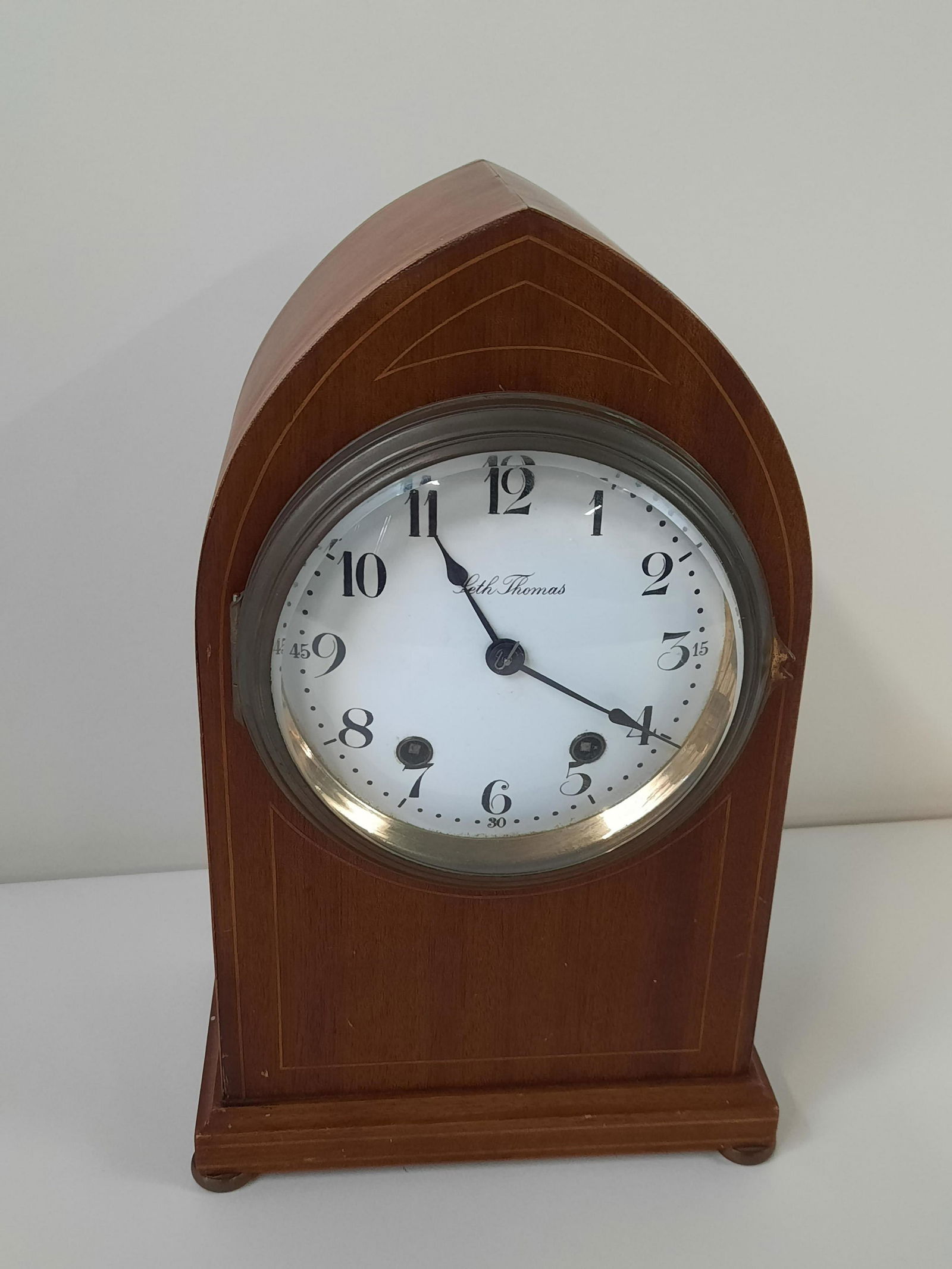 Seth Thomas Inlaid Mantel Clock (1 of 3)