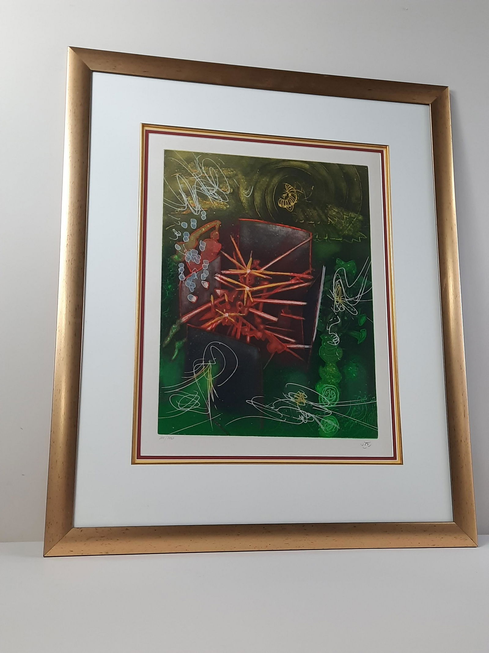 20th Century Abstract Lithograph (1 of 3)