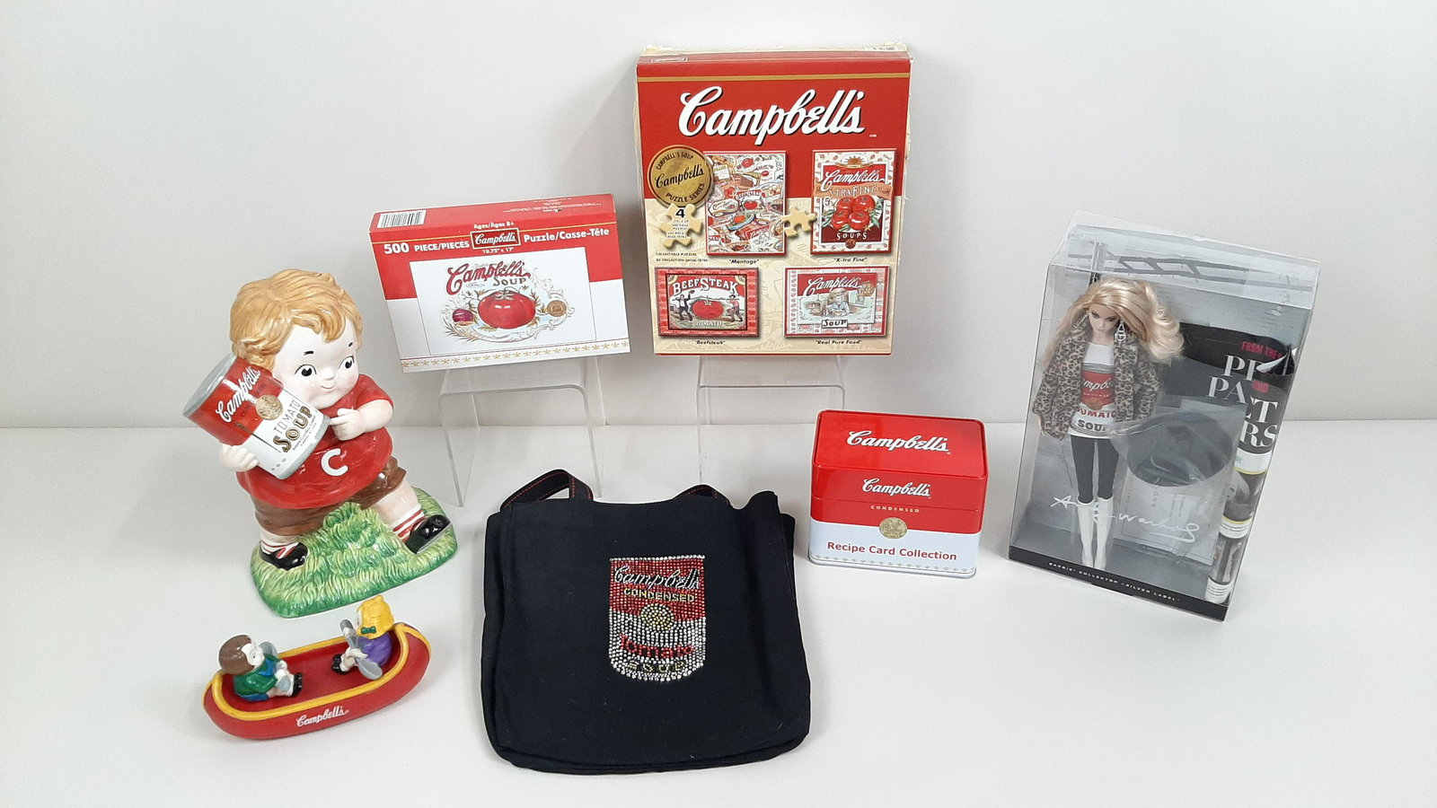 7 Pcs Campbell's Soup incl. Andy Warhol Barbie (1 of 11)