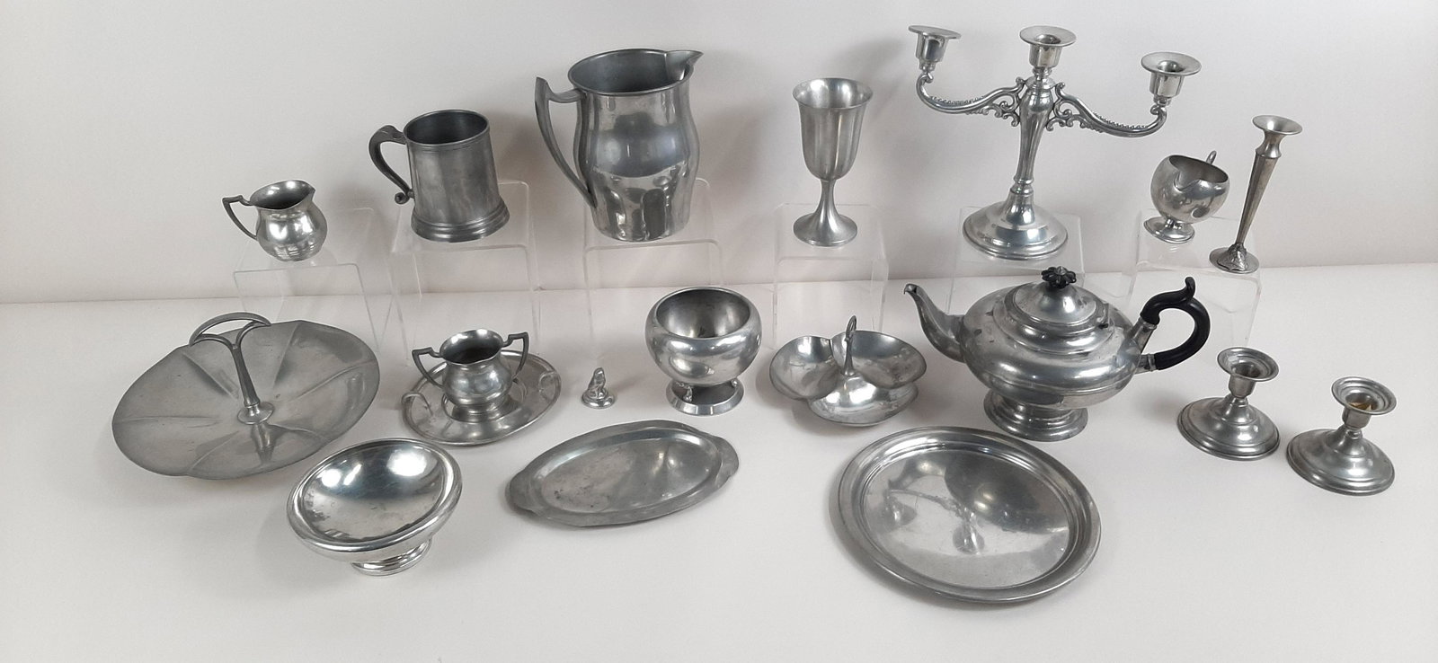 20 Pcs Pewter incl. Candlestick (1 of 11)