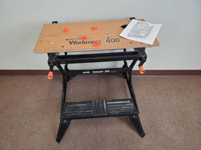 Vintage Black & Decker Workmate Dual Height 200 Portable Work Center and  Vise