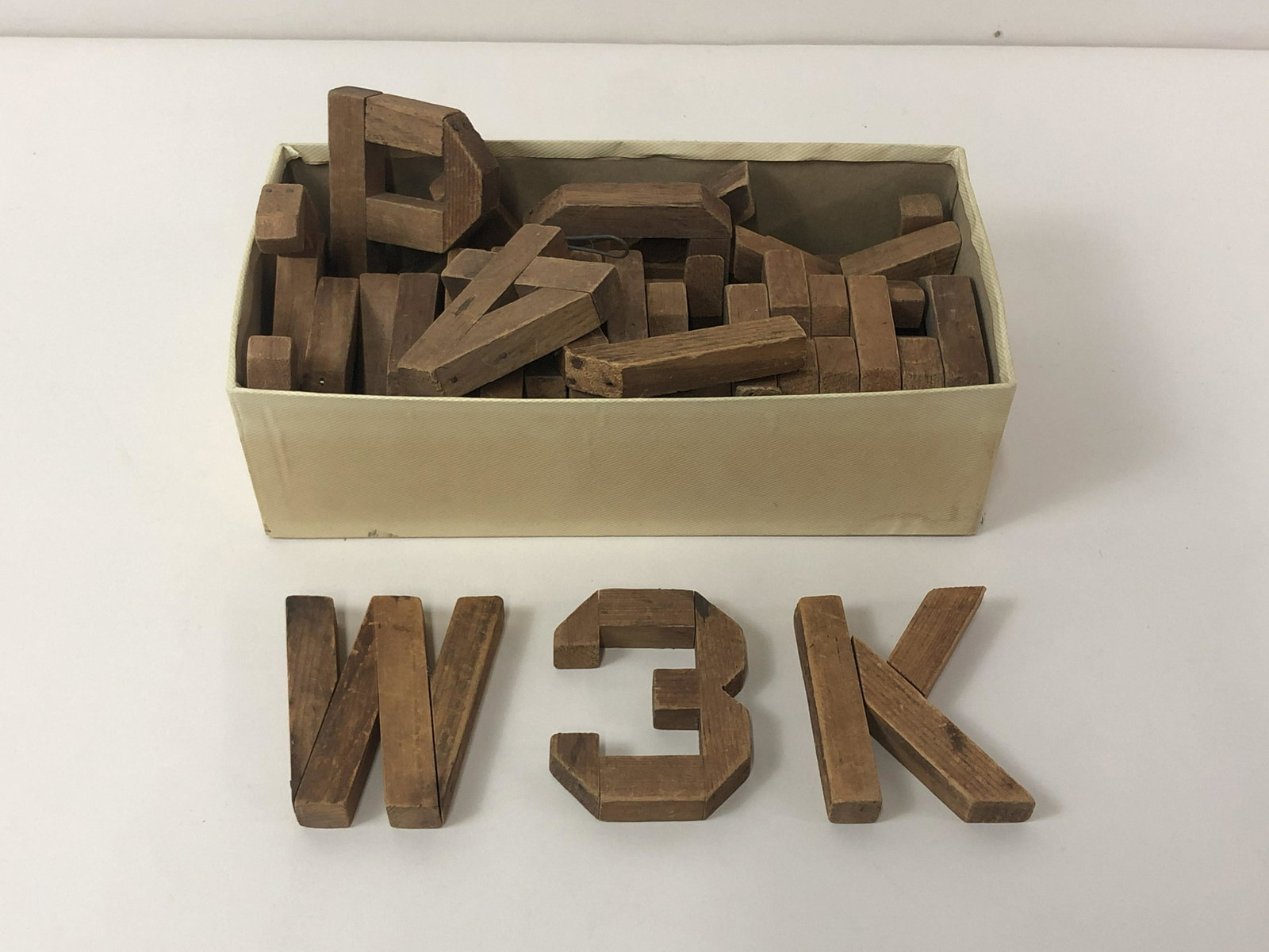 32 Antique Alphabet Blocks: IMPORTANT: Before bidding, please read the terms and conditions. When you registered for the auction you agreed to these terms and will be required to comply with them.
